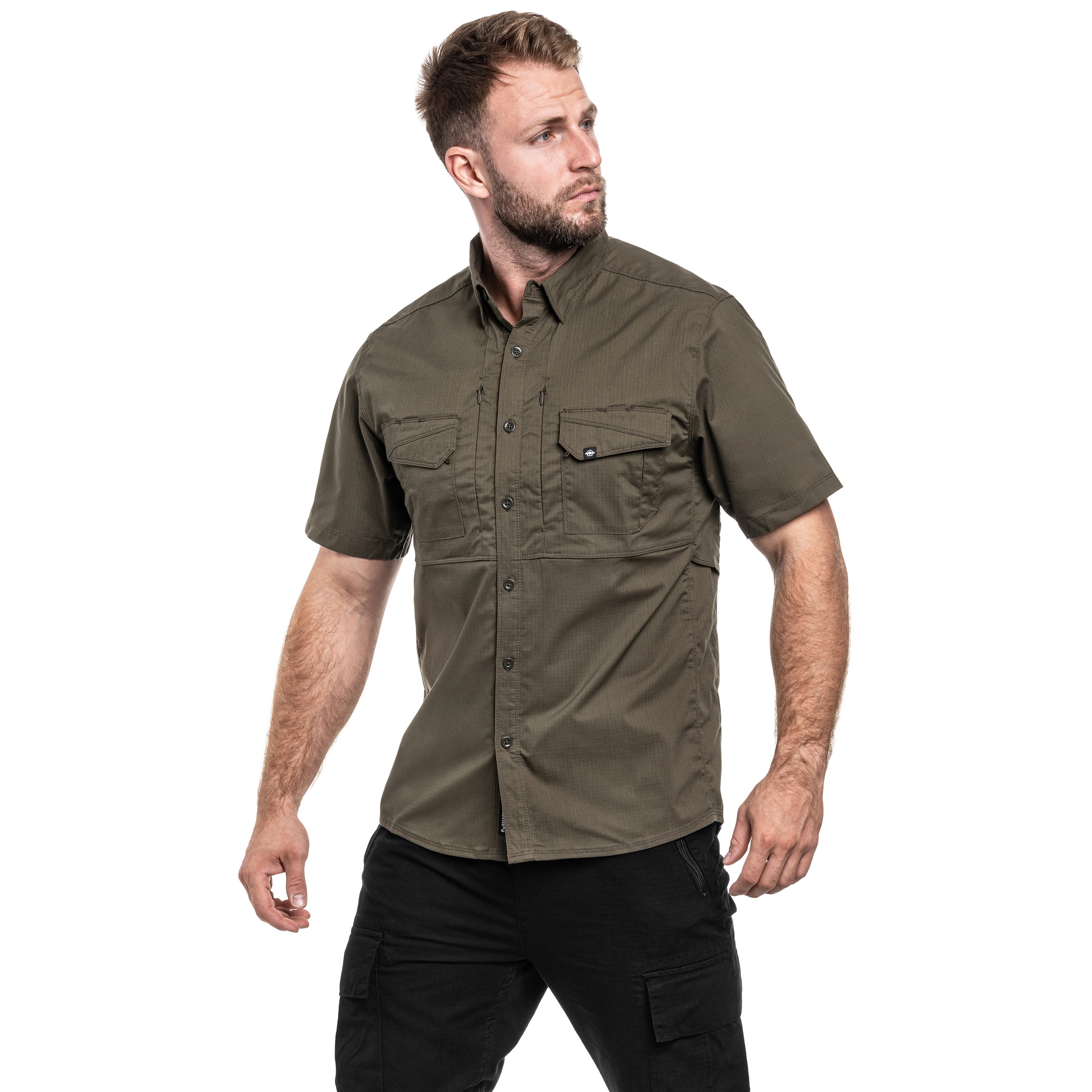 Koszula taktyczna Pentagon Plato Short Sleeve - Ranger Green