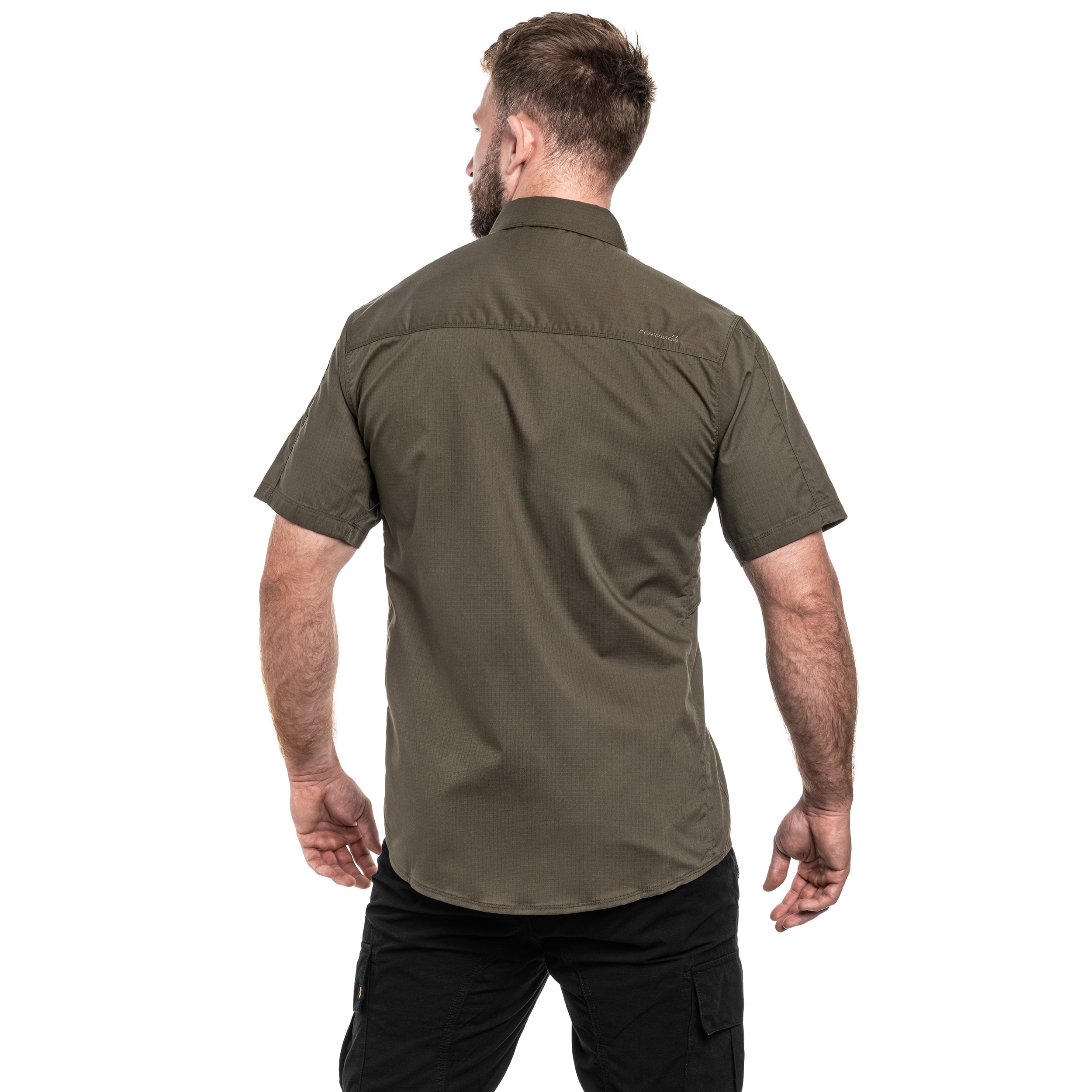 Koszula taktyczna Pentagon Plato Short Sleeve - Ranger Green