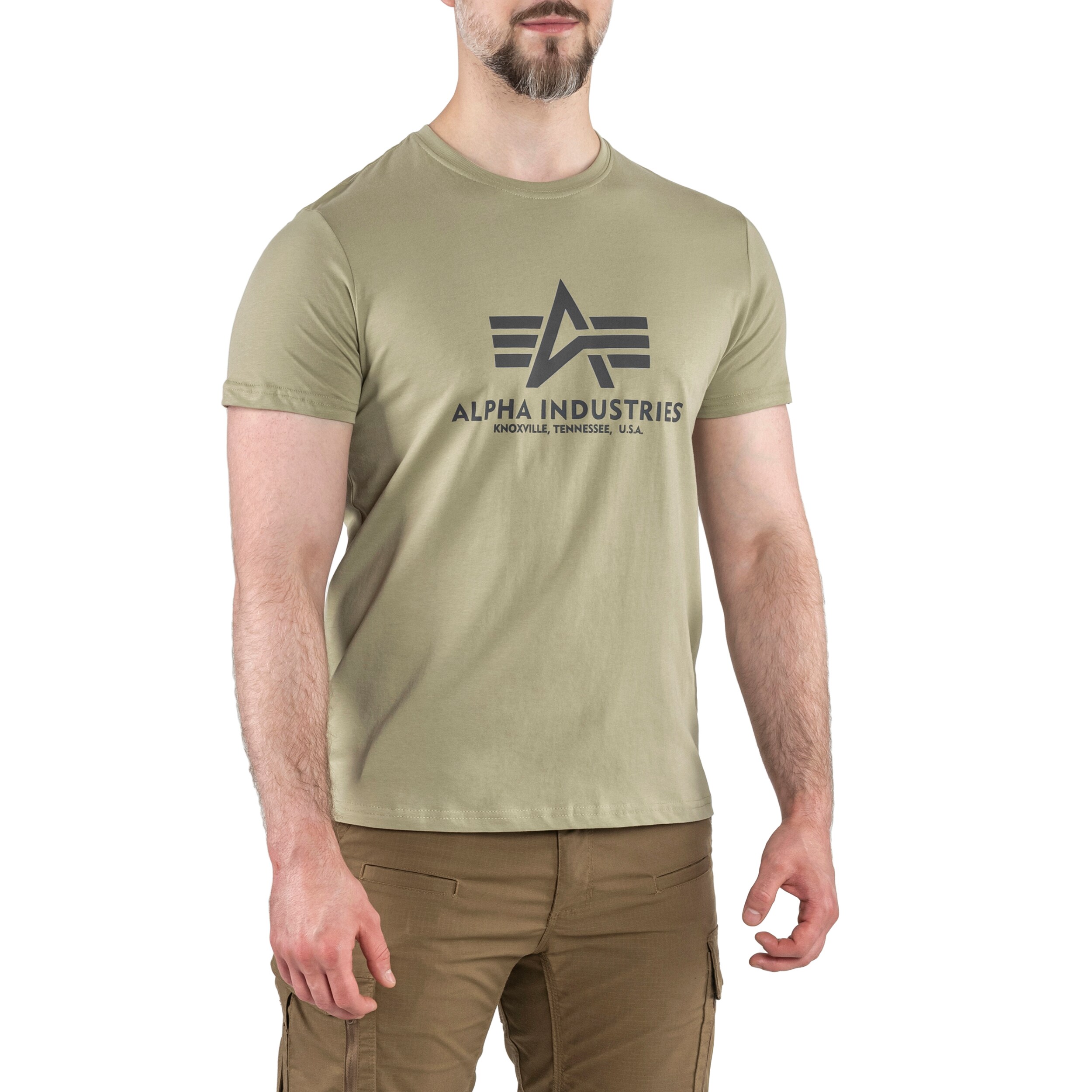 Koszulka T-shirt Alpha Industries Basic - Light Olive