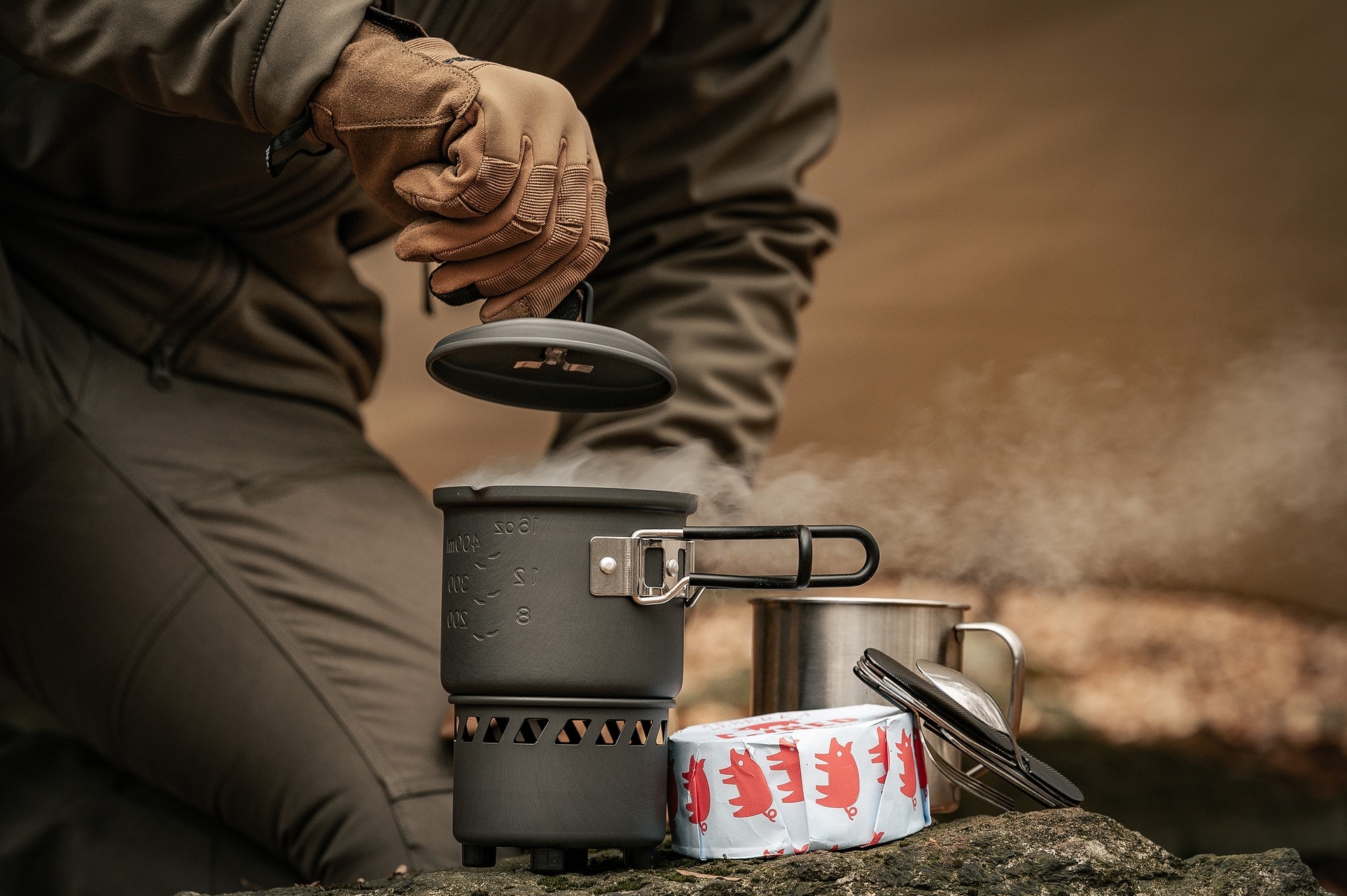 Kuchenka turystyczna Esbit z garnkiem Cookset 585 ml