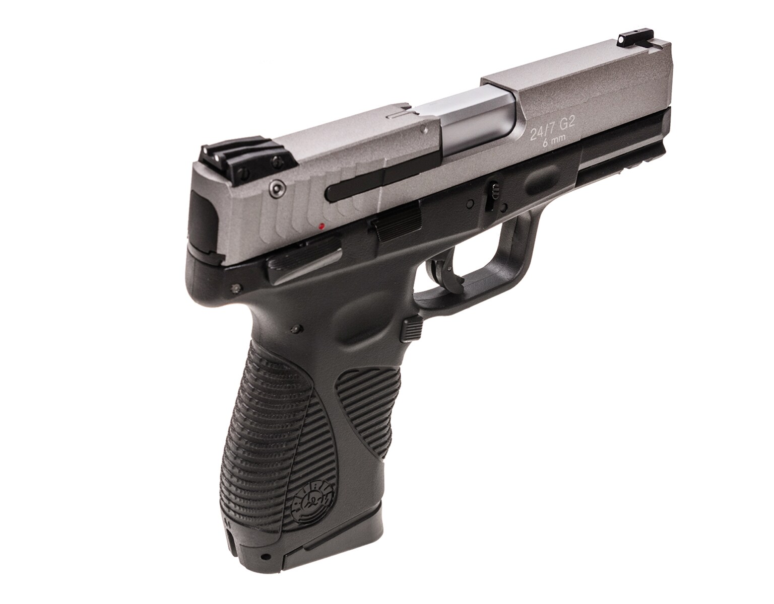 Pistolet GBB Cybergun Taurus PT 24/7 G2 Metal Slide Dual Tone - Black/Silver