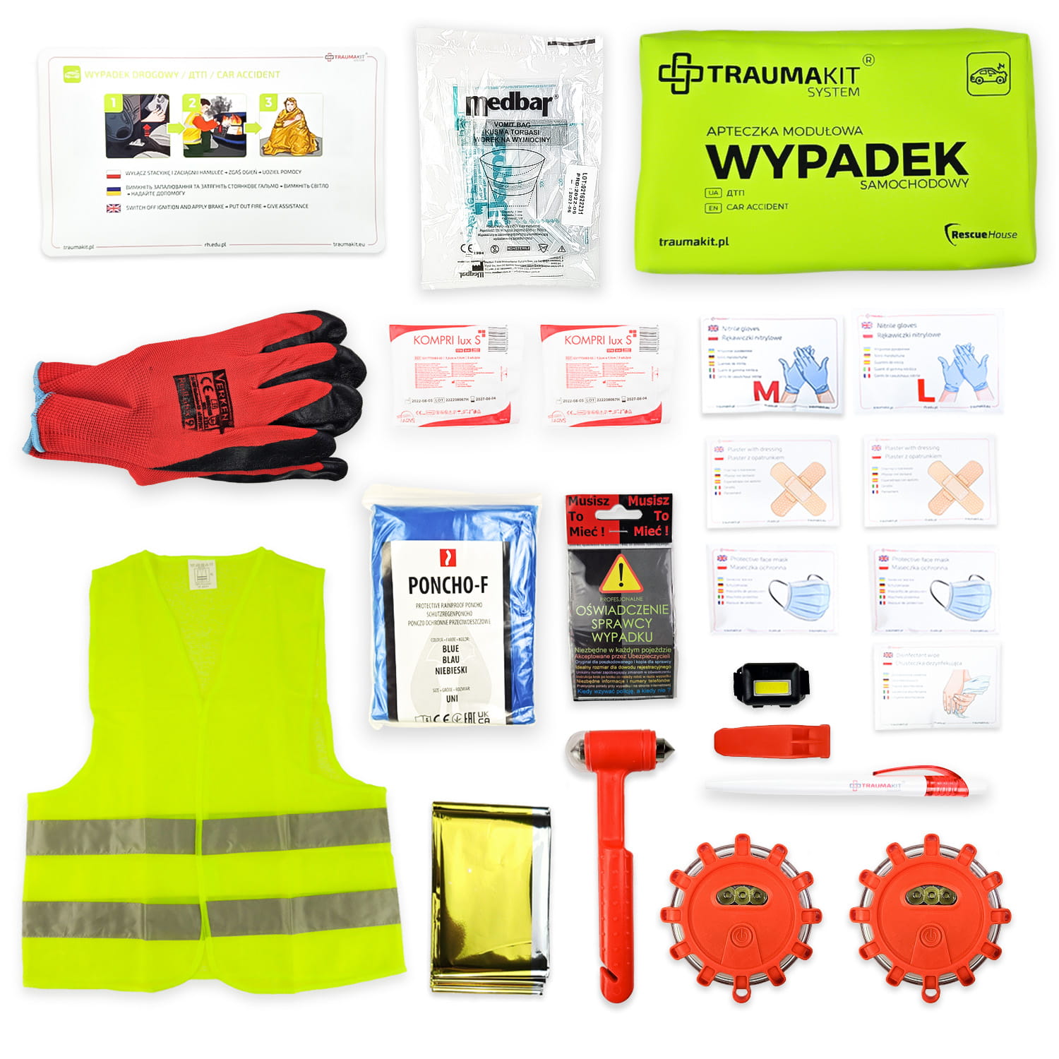 Apteczka modułowa AedMax Trauma Kit W - Wypadek