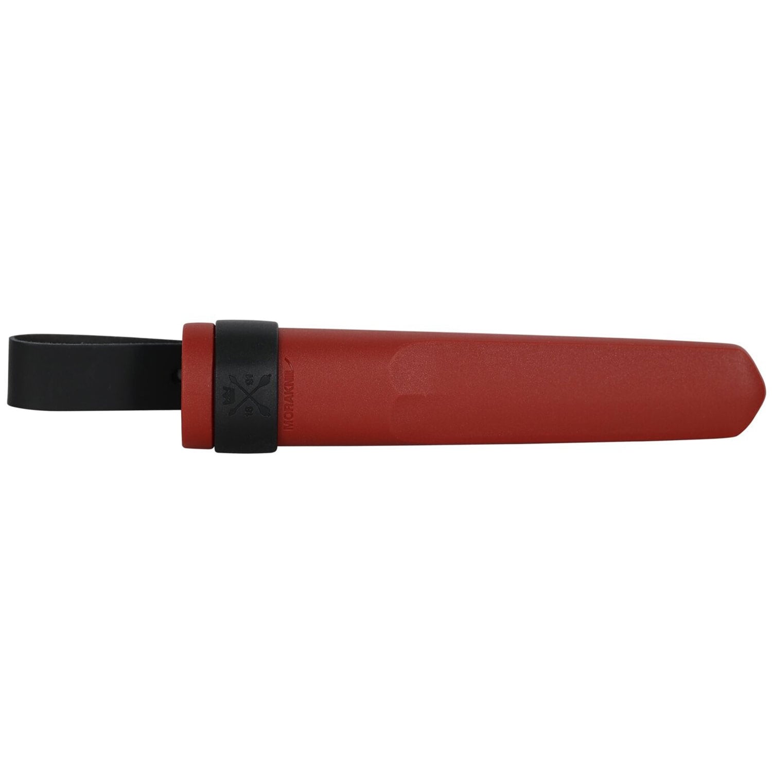 Mora Garberg Dala Red Edition Fixed Blade Knife - Black Blade