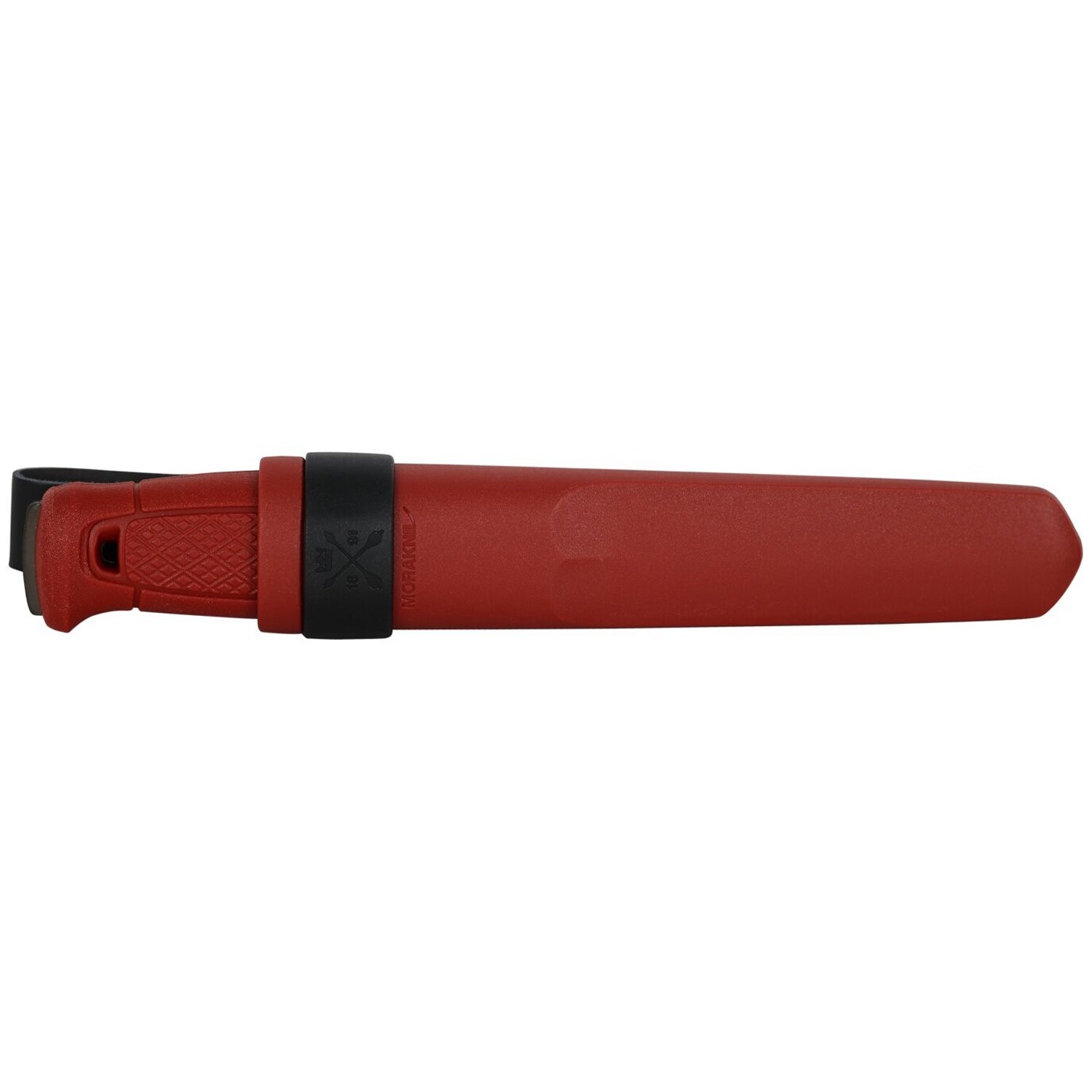 Mora Garberg Dala Red Edition Fixed Blade Knife - Black Blade