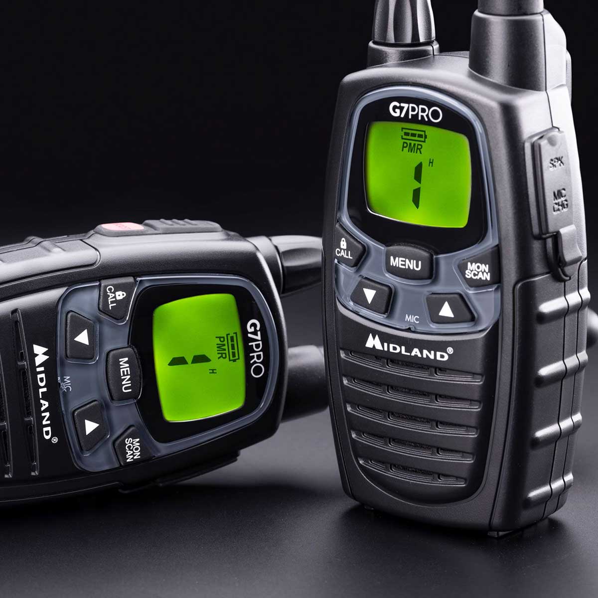 Radiotelefon Midland G7 Pro PMR - czarny - 2 szt.