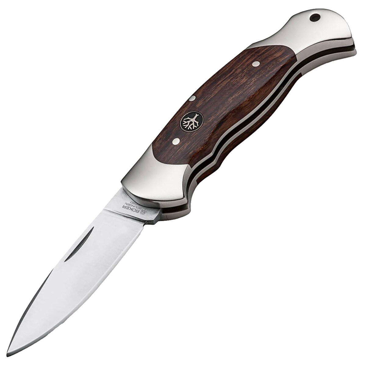 Nóż składany Boker Solingen Scout Spearpoint Desert Ironwood