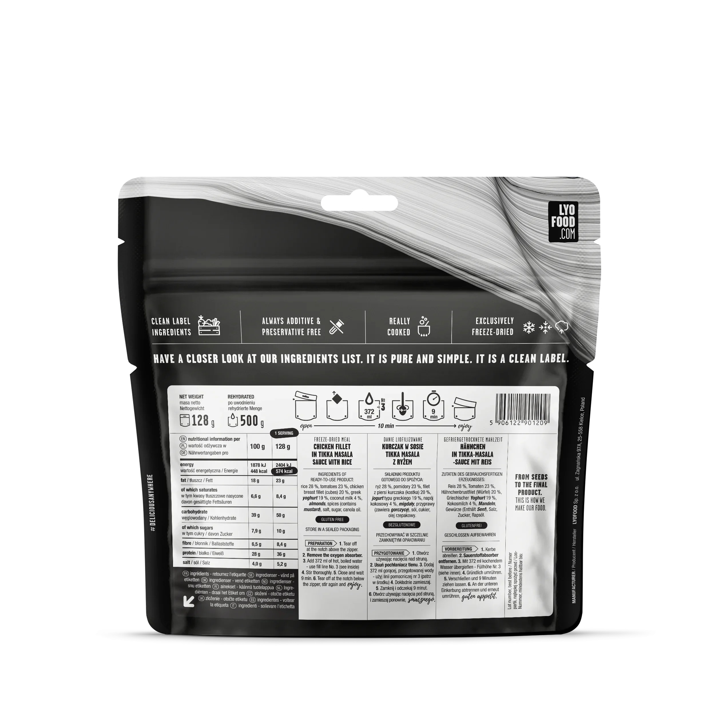 Żywność liofilizowana LYOFOOD 14-dniowy pakiet żywnościowy