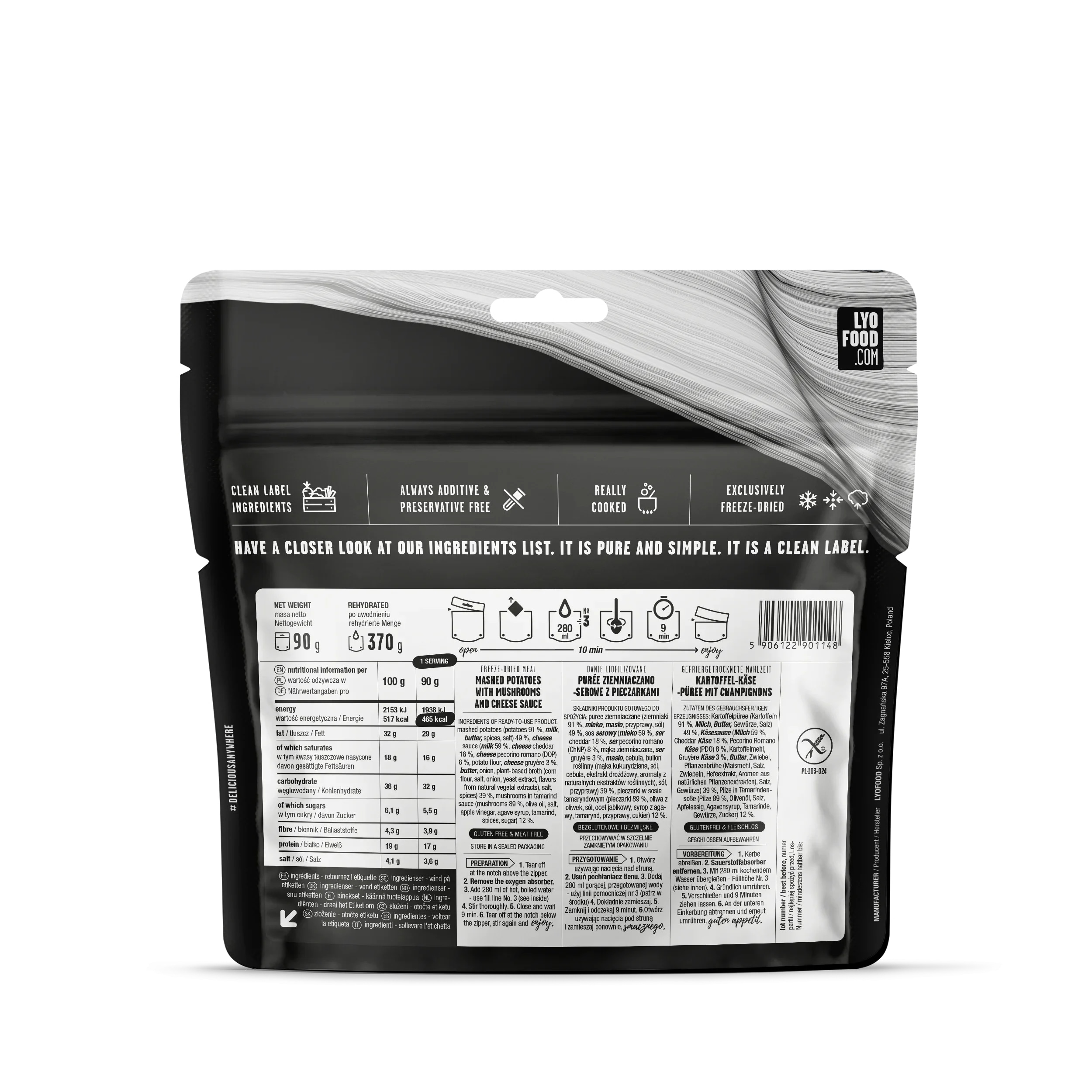 Żywność liofilizowana LYOFOOD 14-dniowy pakiet żywnościowy