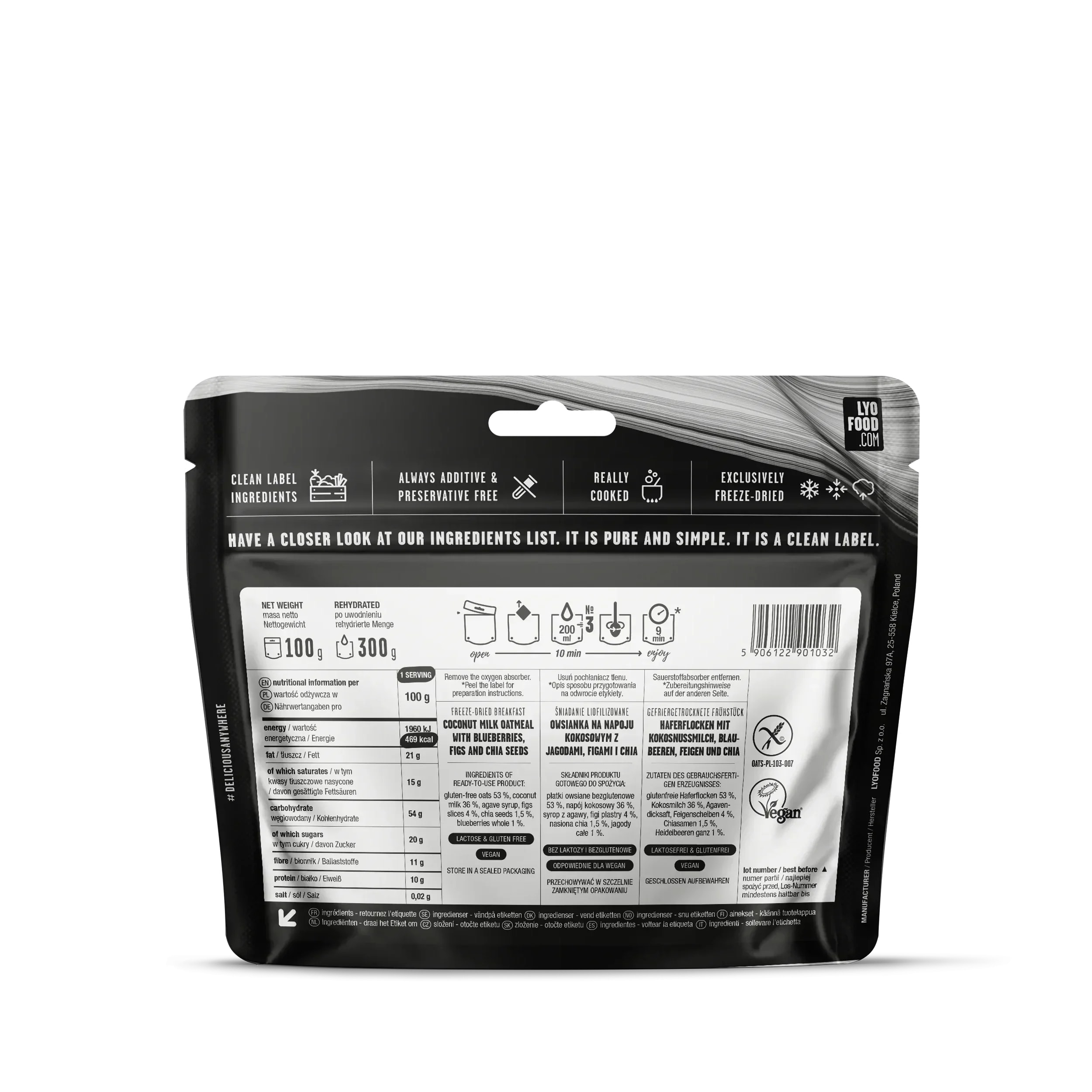 Żywność liofilizowana LYOFOOD 14-dniowy pakiet żywnościowy