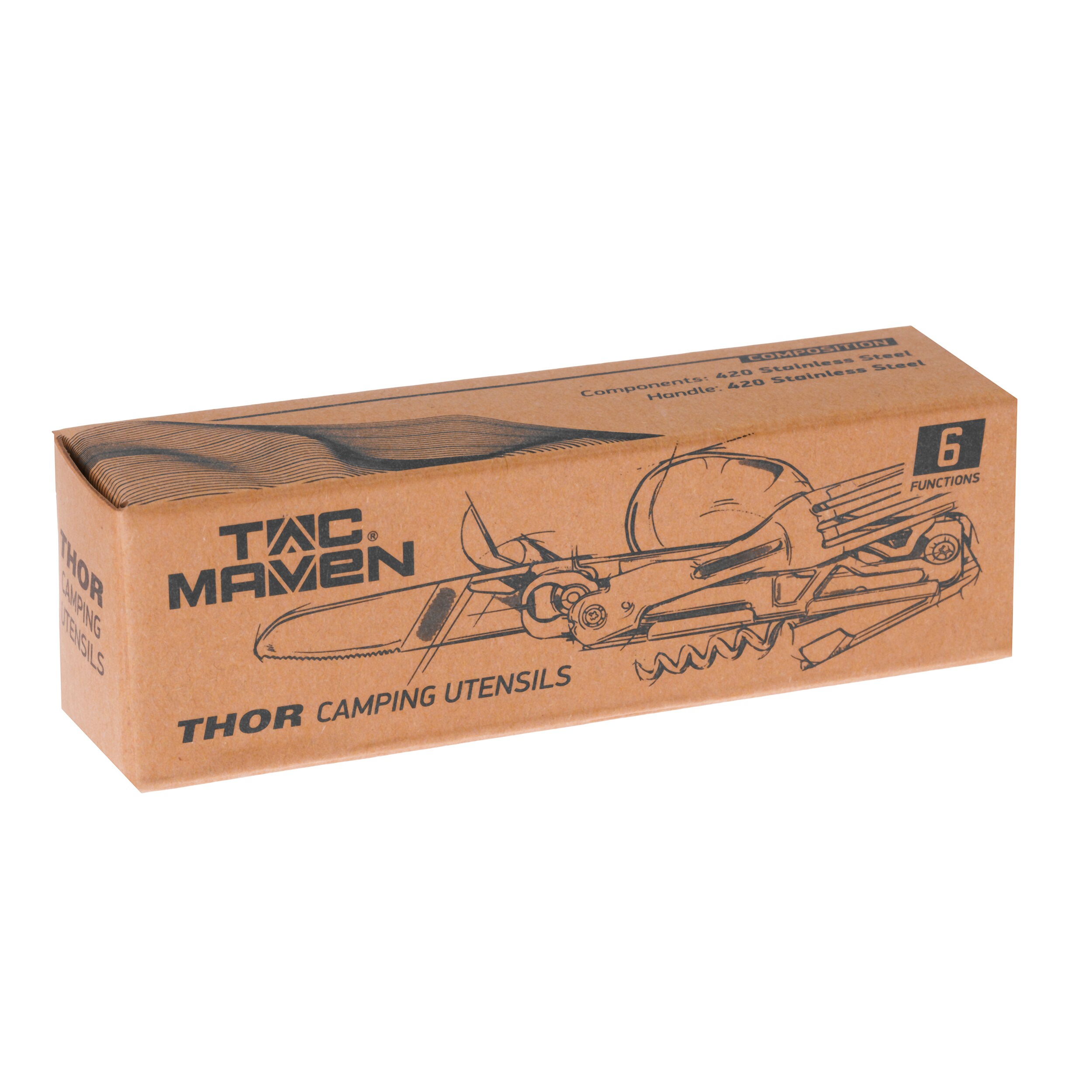 Niezbędnik składany Pentagon Tac Maven Thor - Silver