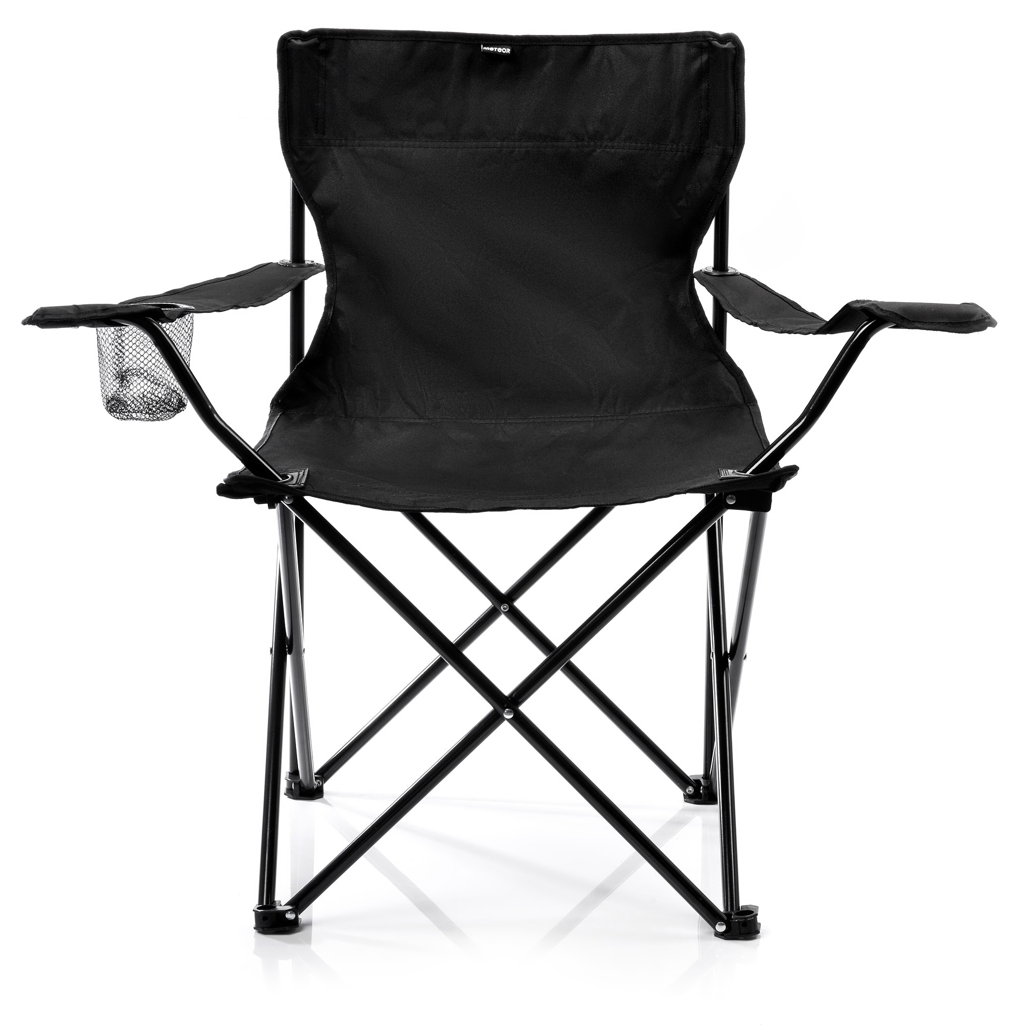Розкладне туристичне крісло Meteor Quay - Чорне
