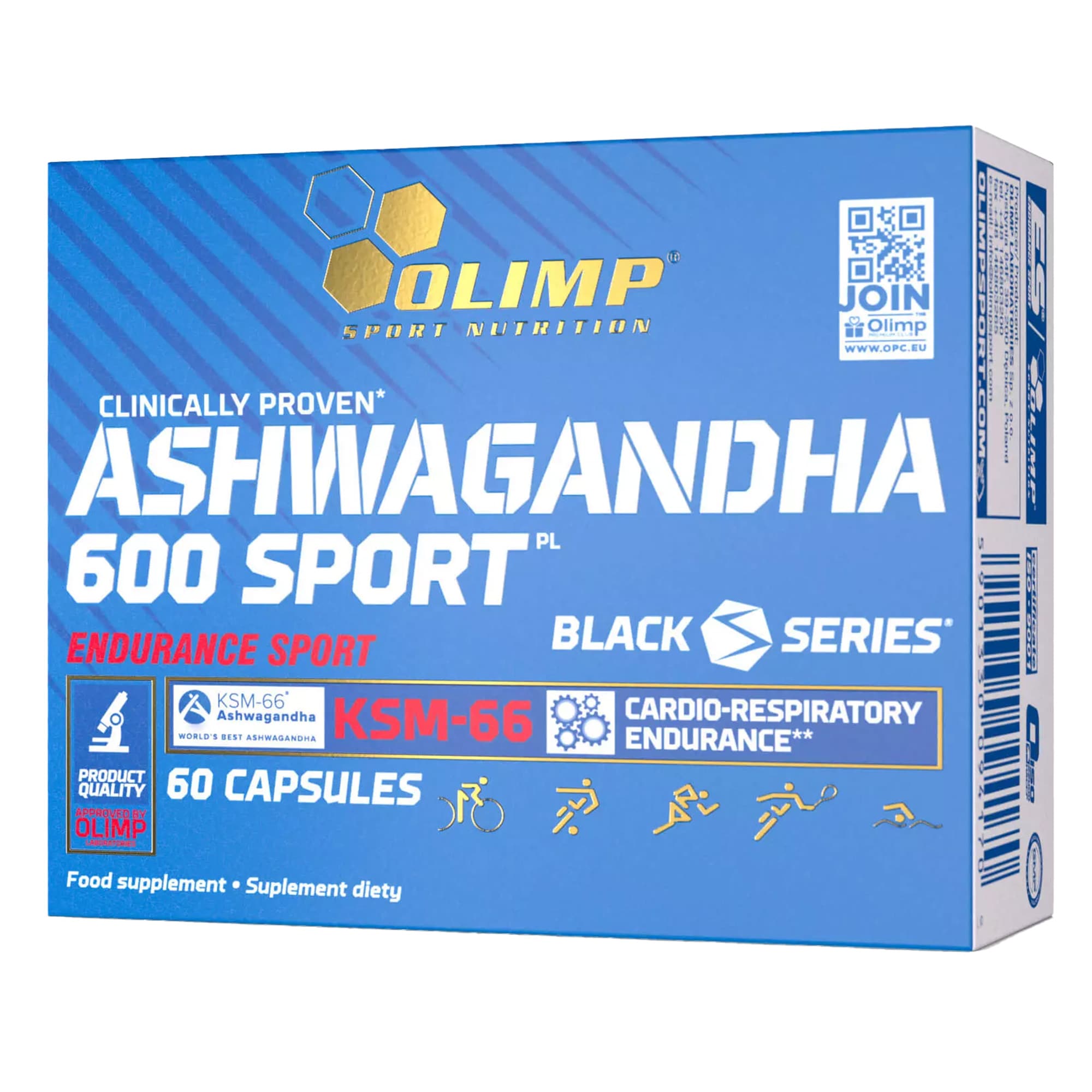 Ashwagandha Olimp Sport Nutrition 600 Sport 60 капсул - дієтична добавка