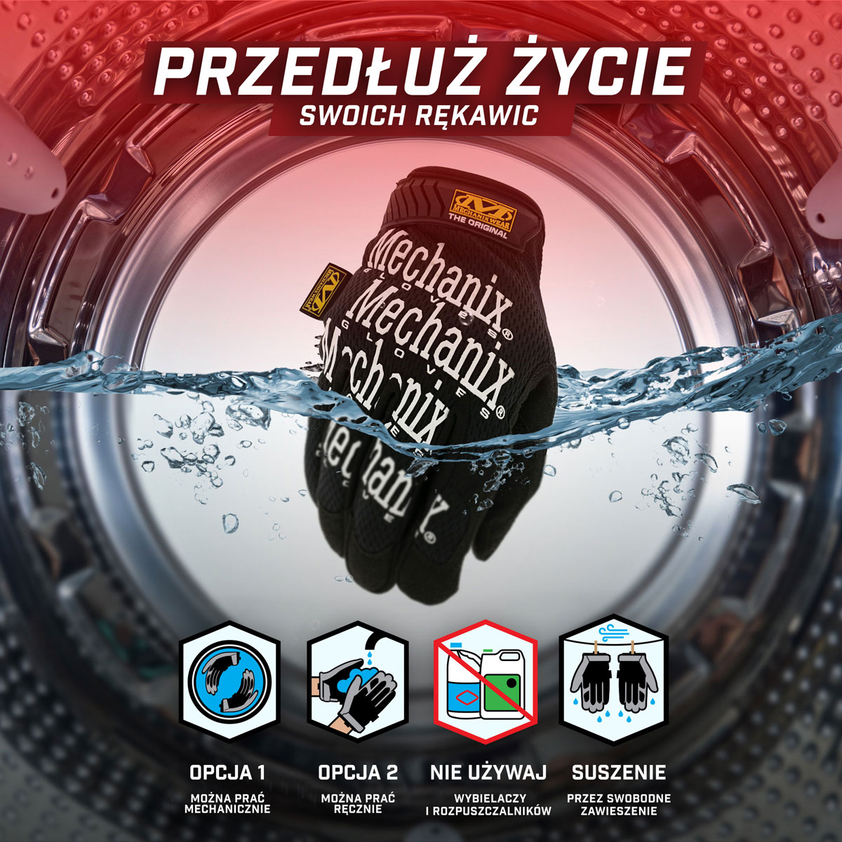 Rękawice taktyczne Mechanix Wear Original - Brown