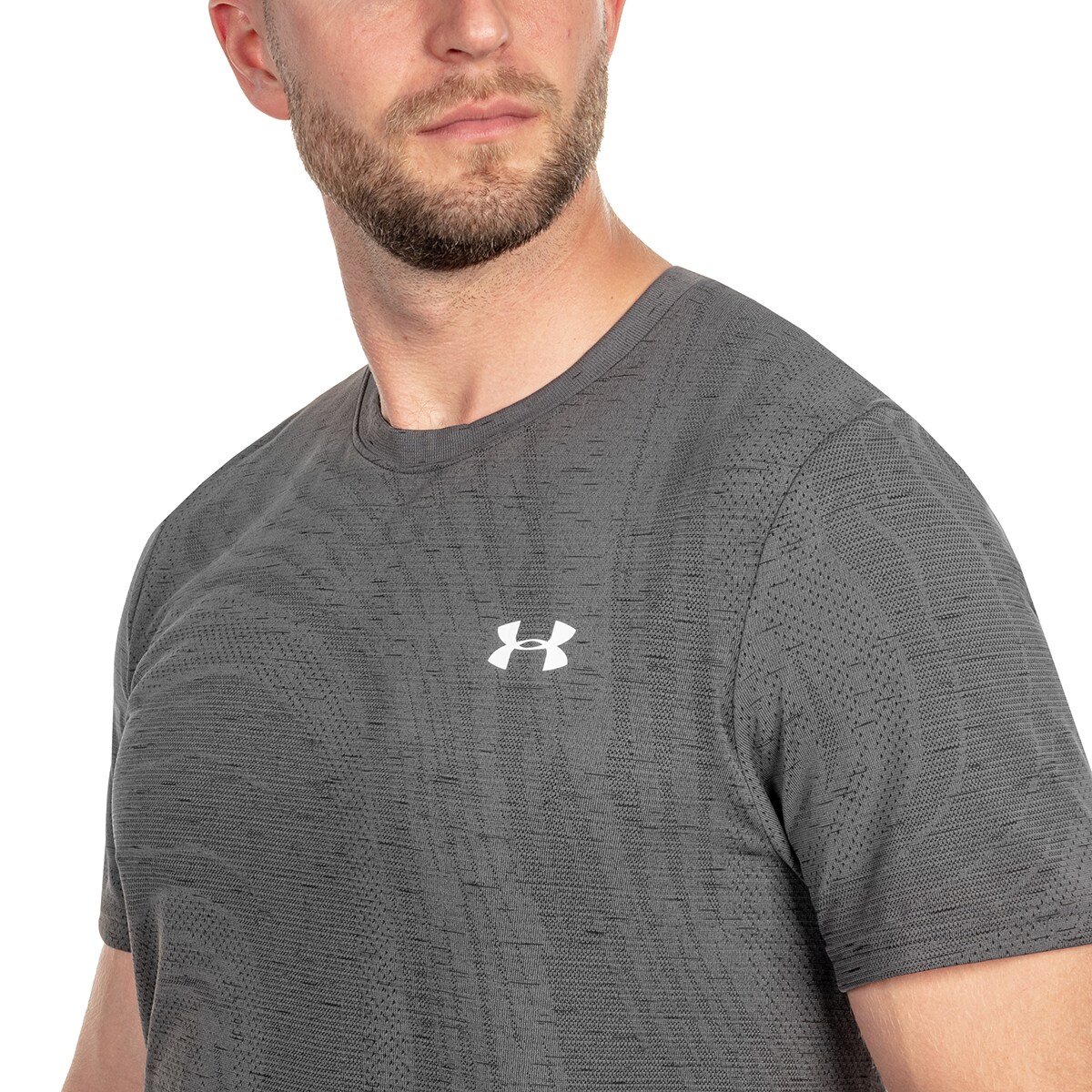 Koszulka termoaktywna Under Armour Rush Seamless Surge - Grey