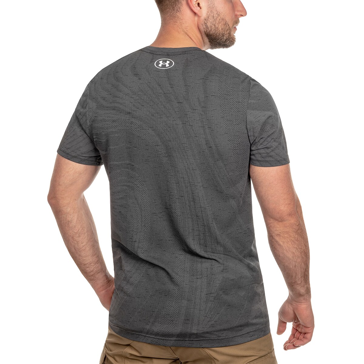 Koszulka termoaktywna Under Armour Rush Seamless Surge - Grey