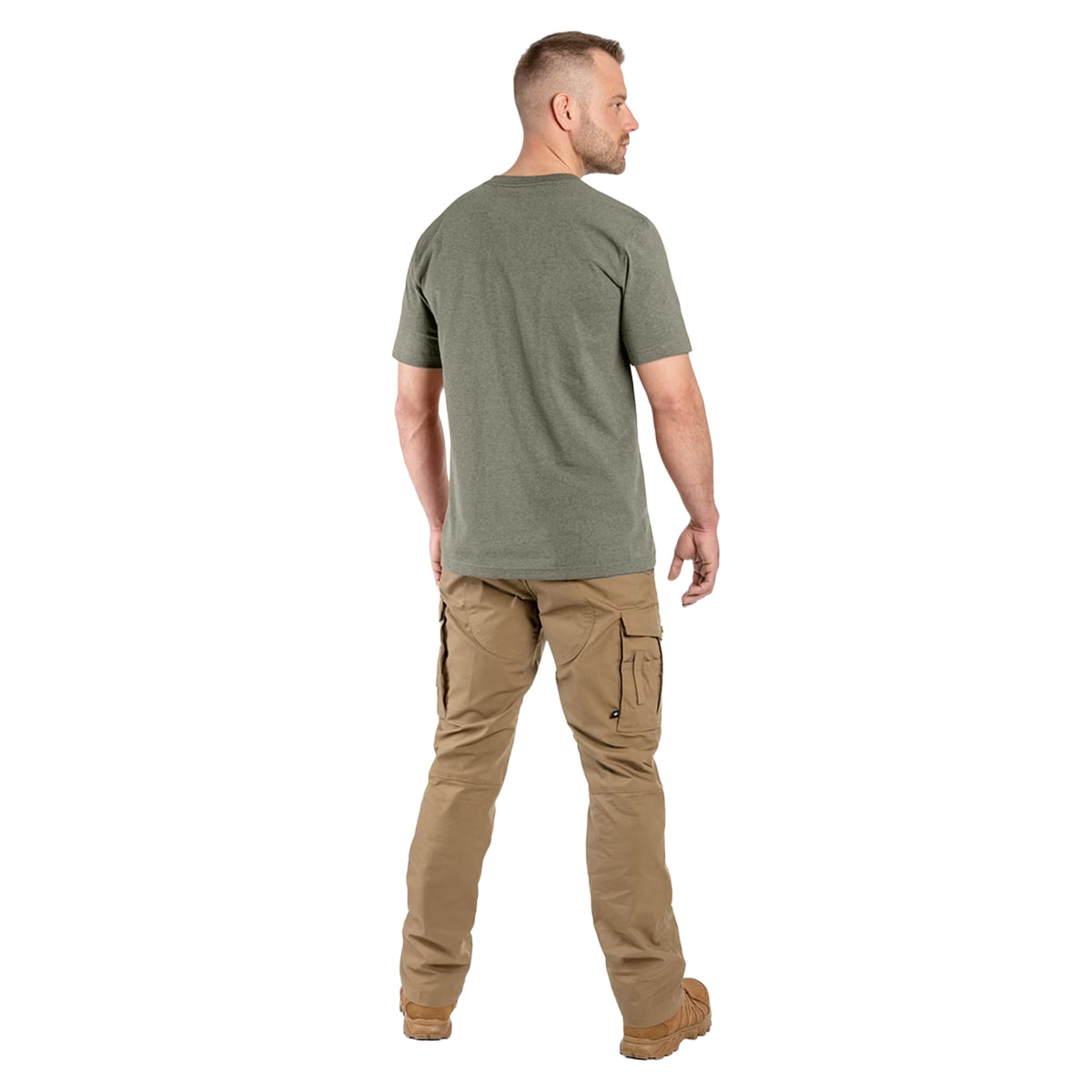 Koszulka T-Shirt Carhartt K87 Pocket - Dusty Olive
