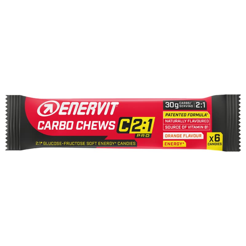 Енергетичні гелі Enervit Sport Carbo Chews C2:1PRO 34 г - Апельсинові