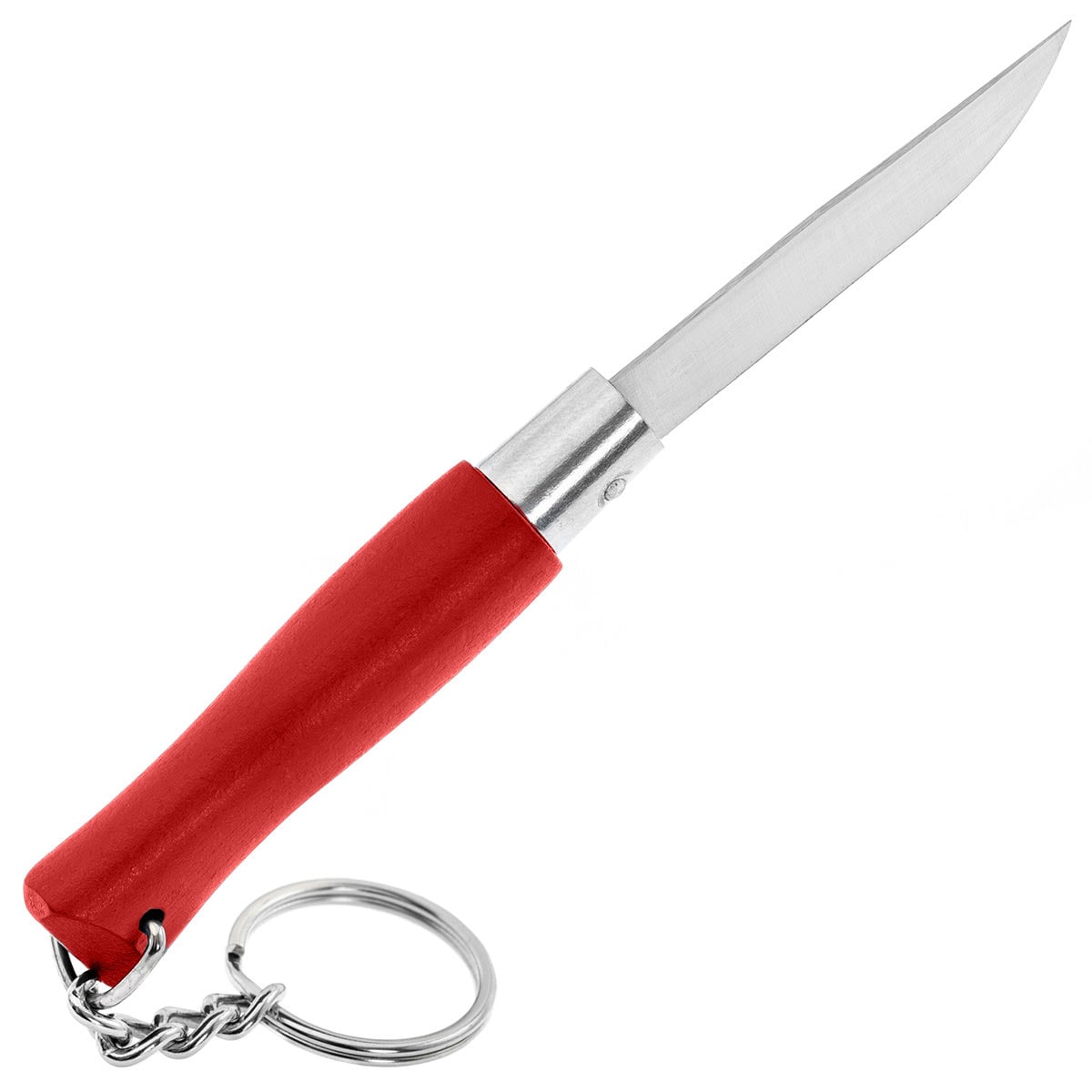 Nóż składany Opinel No.4 Colorama Inox Brelok - Red
