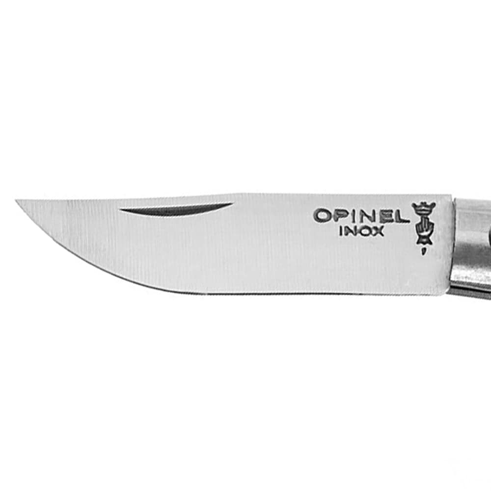 Nóż składany Opinel No.4 Colorama Inox Brelok - Red