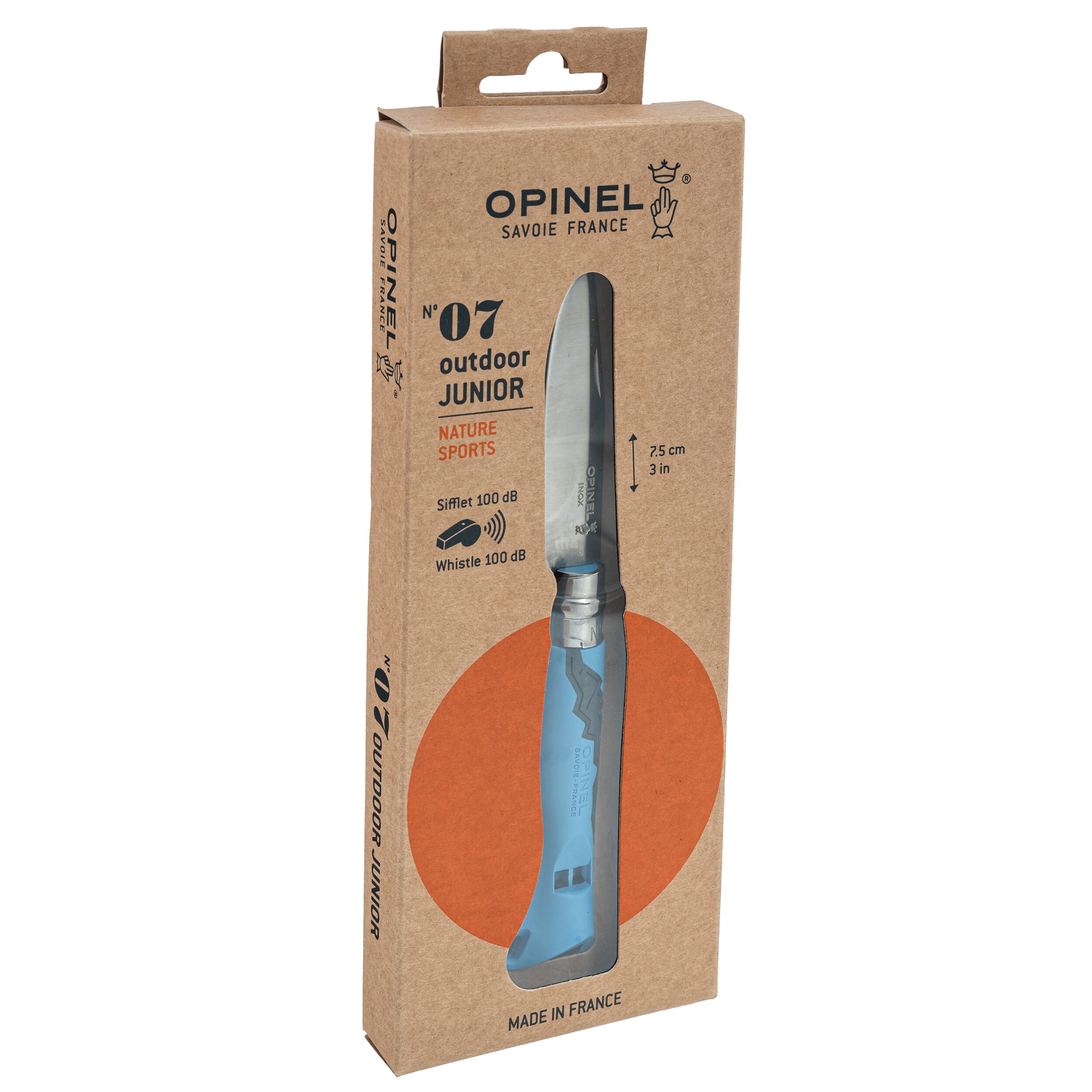 Opinel No.07 Outdoor Junior Folding Knife - Blue