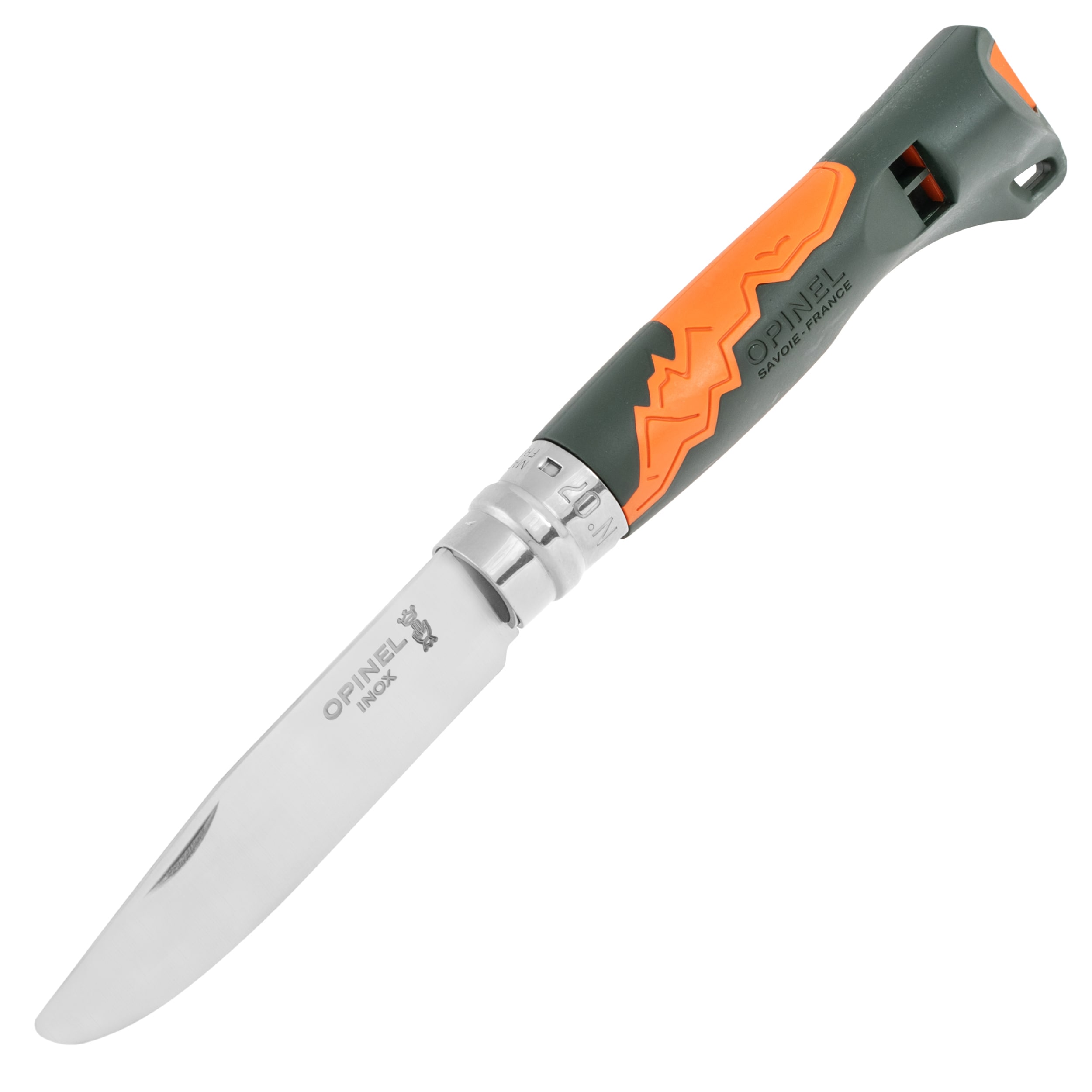 Opinel No.07 Outdoor Junior Folding Knife - Khaki/Orange