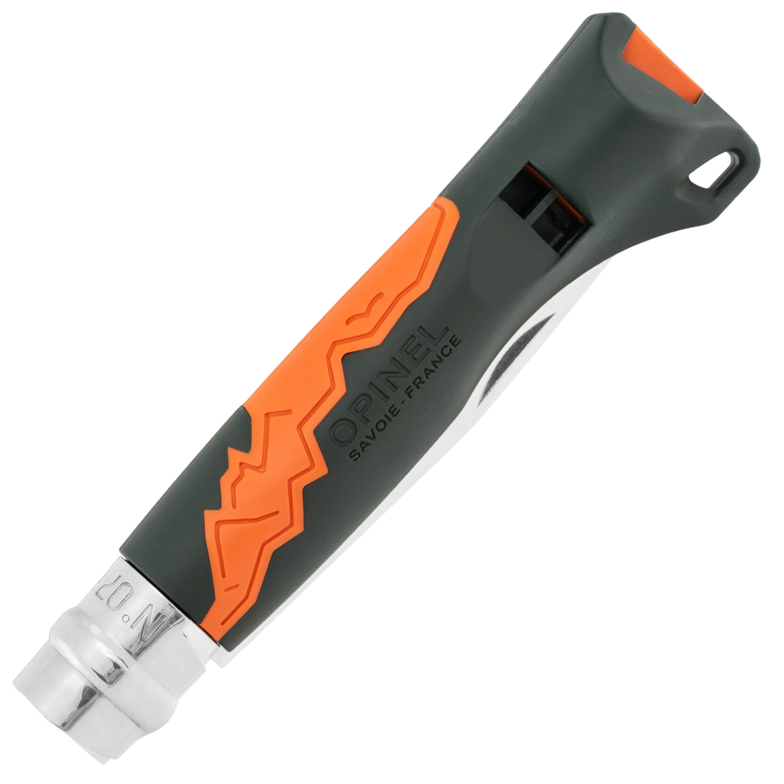 Opinel No.07 Outdoor Junior Folding Knife - Khaki/Orange