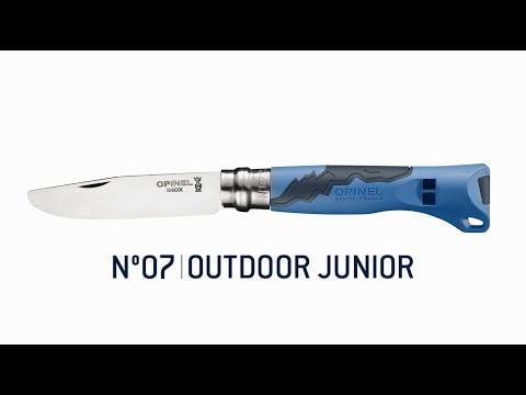 Nóż składany Opinel No.07 Outdoor Junior - Khaki/Orange