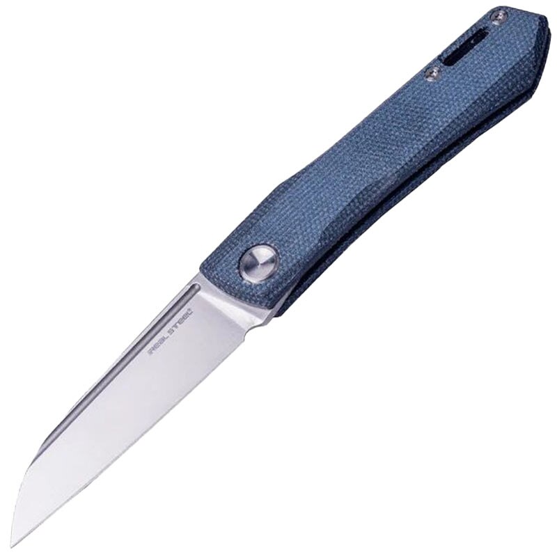 Nóż składany Real Steel Solis Denim Micarta EDC - Blue