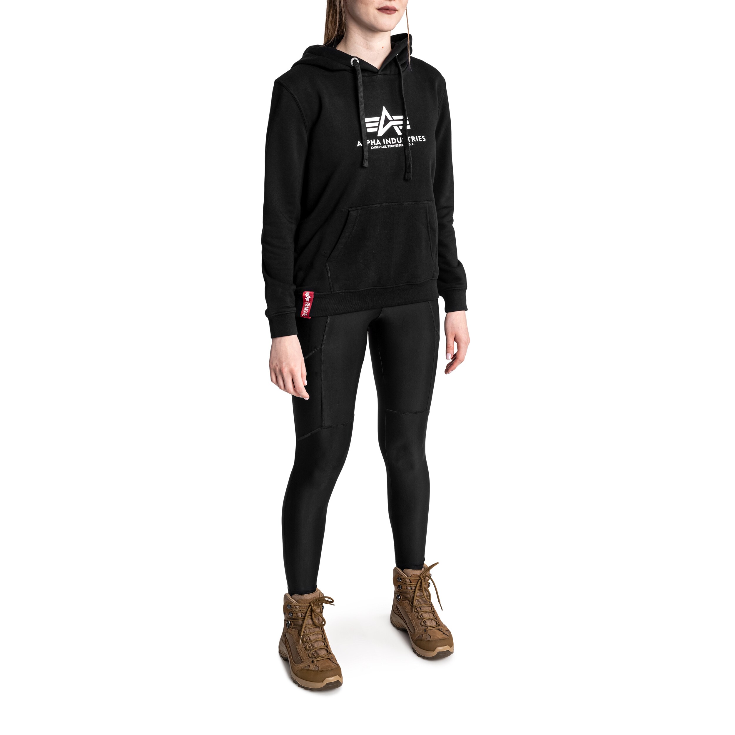 Bluza damska Alpha Industries New Basic Hoody - Black