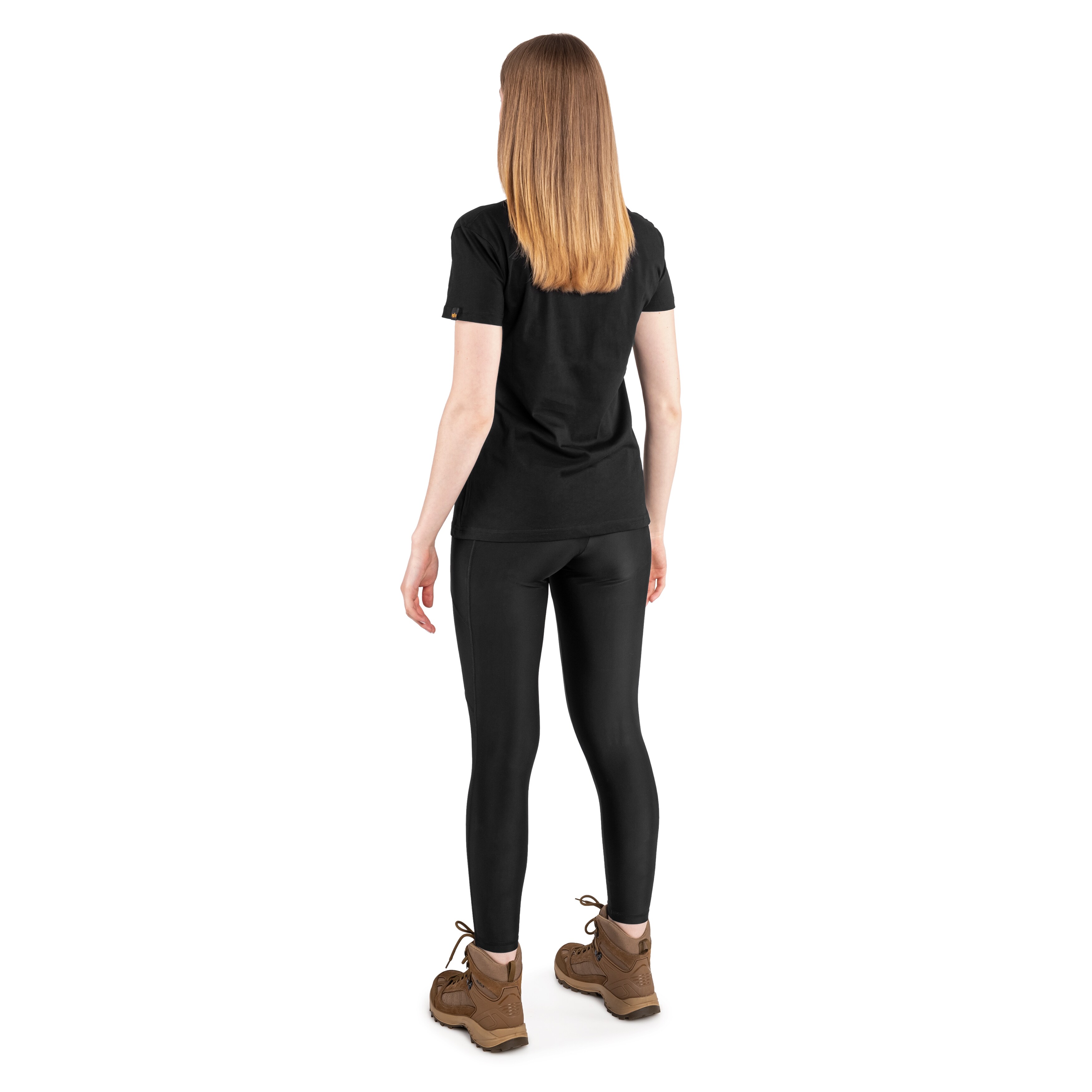 Koszulka T-shirt damska Alpha Industries Basic Small Logo - Black