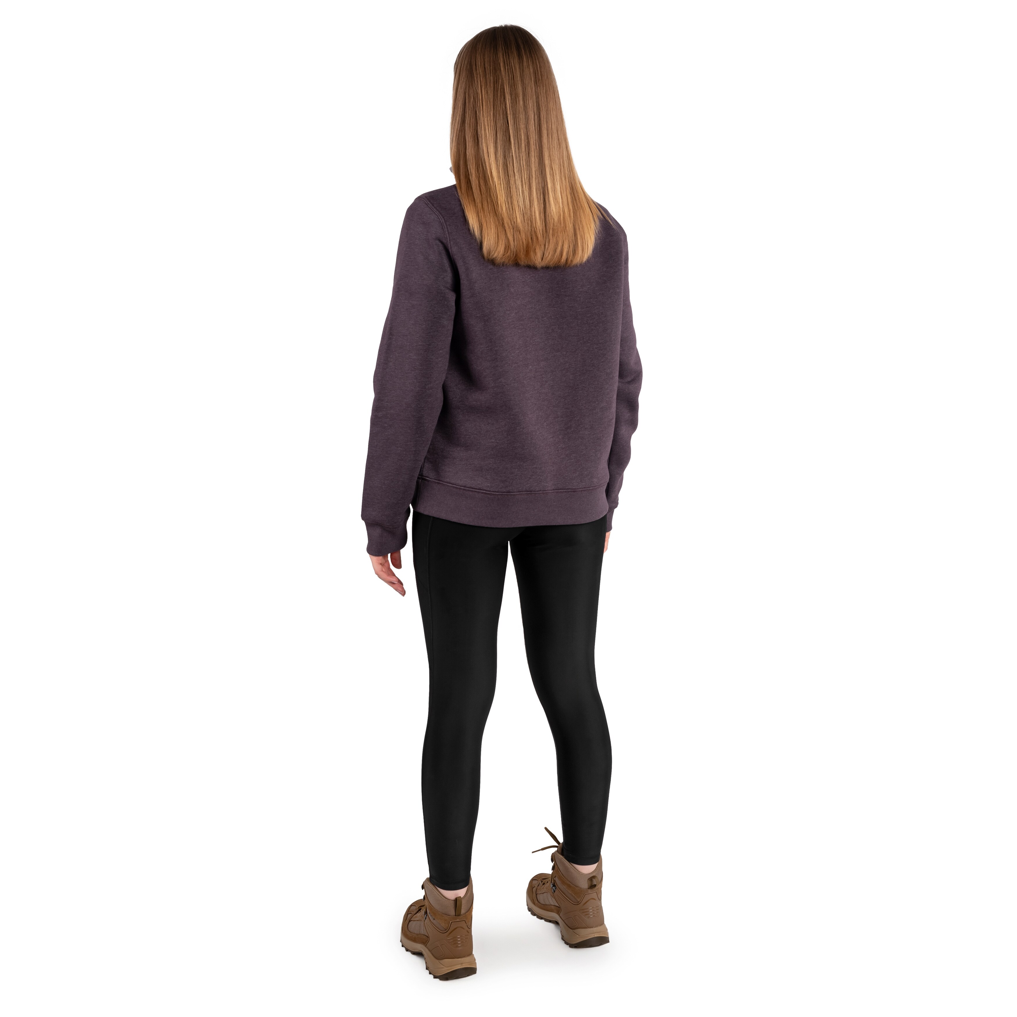 Bluza damska Carhartt Midweight Half Zip - Blackberry Heather