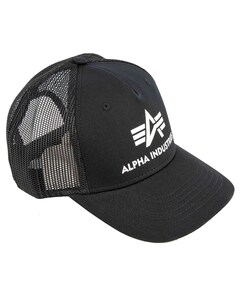 Бейсболка Alpha Industries Basic Trucker Cap - Black Бейсболка Alpha Industries Basic Trucker Cap - Black