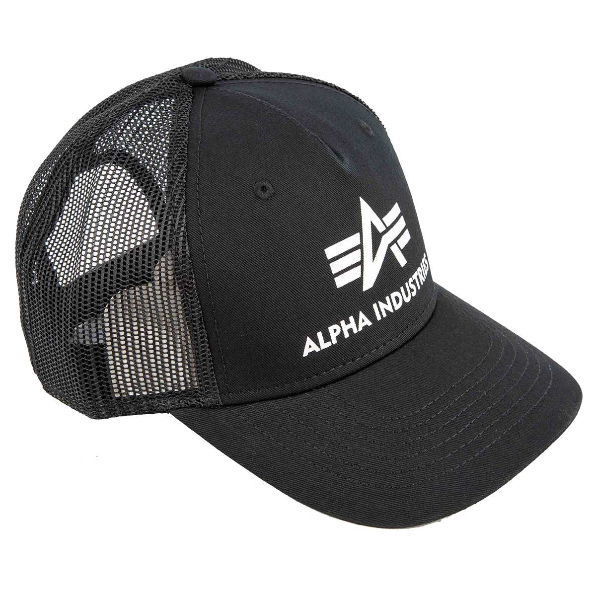 Czapka z daszkiem Alpha Industries Basic Trucker Cap - Black