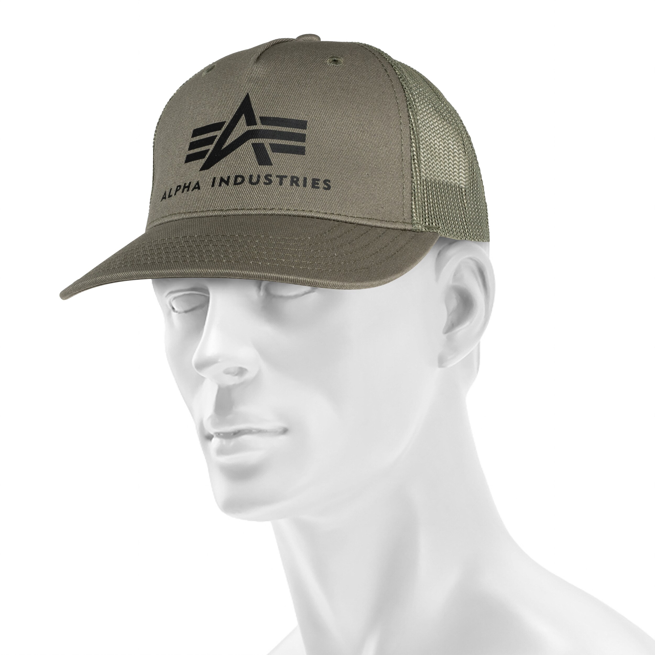 Czapka z daszkiem Alpha Industries Basic Trucker Cap - Dark Green