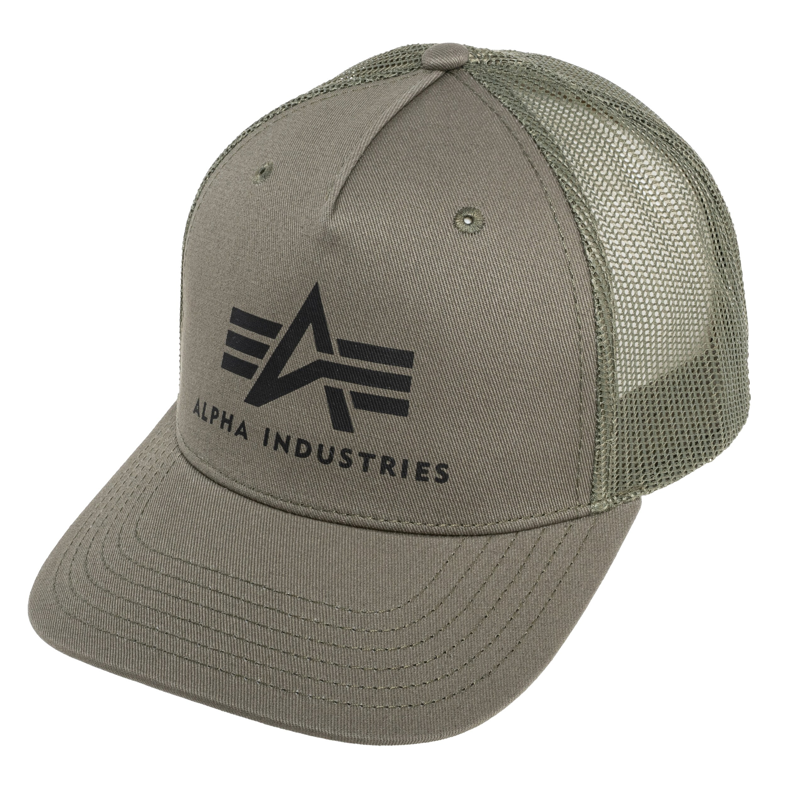 Czapka z daszkiem Alpha Industries Basic Trucker Cap - Dark Green