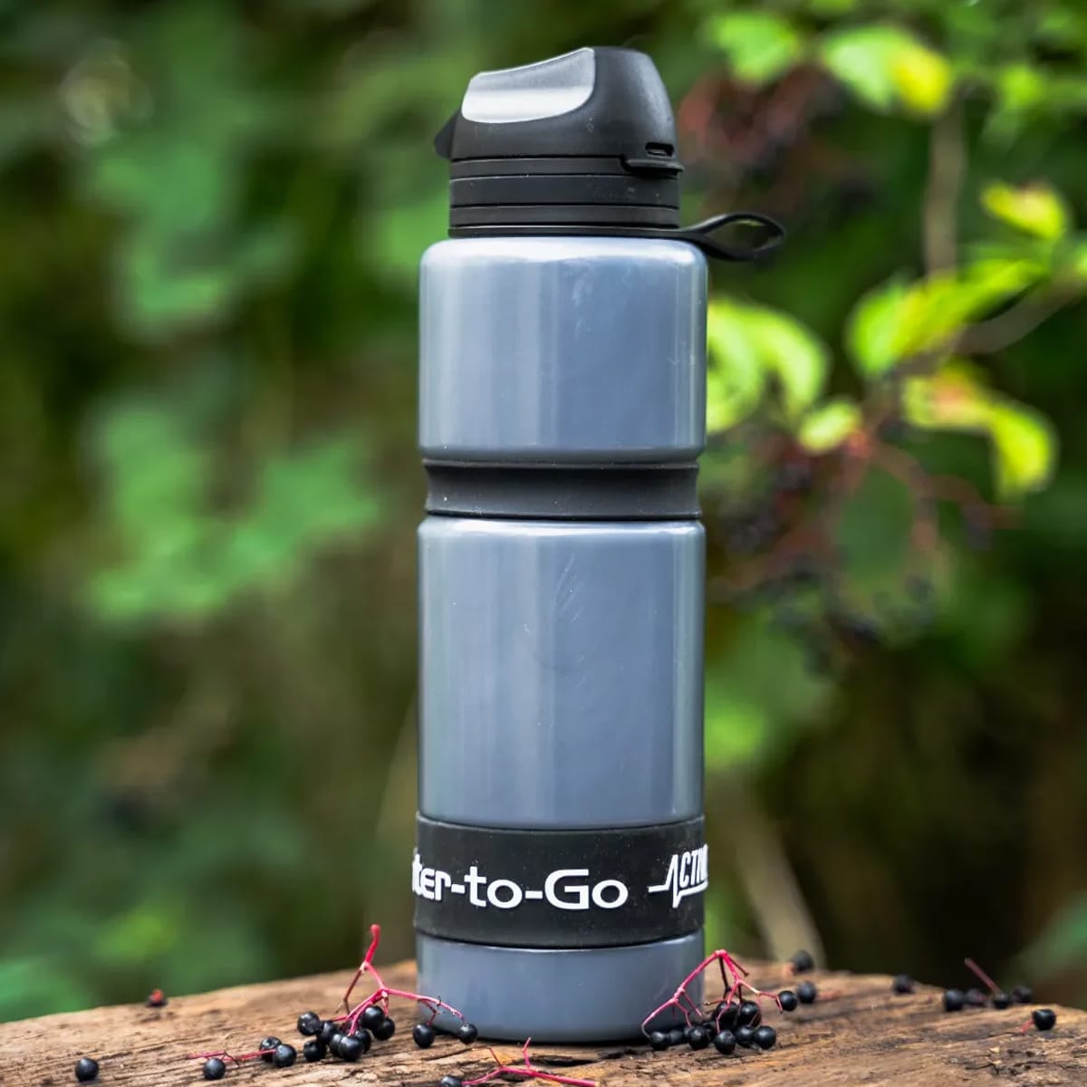 Butelka z filtrem Water-to-Go Active 750 ml - Czarna