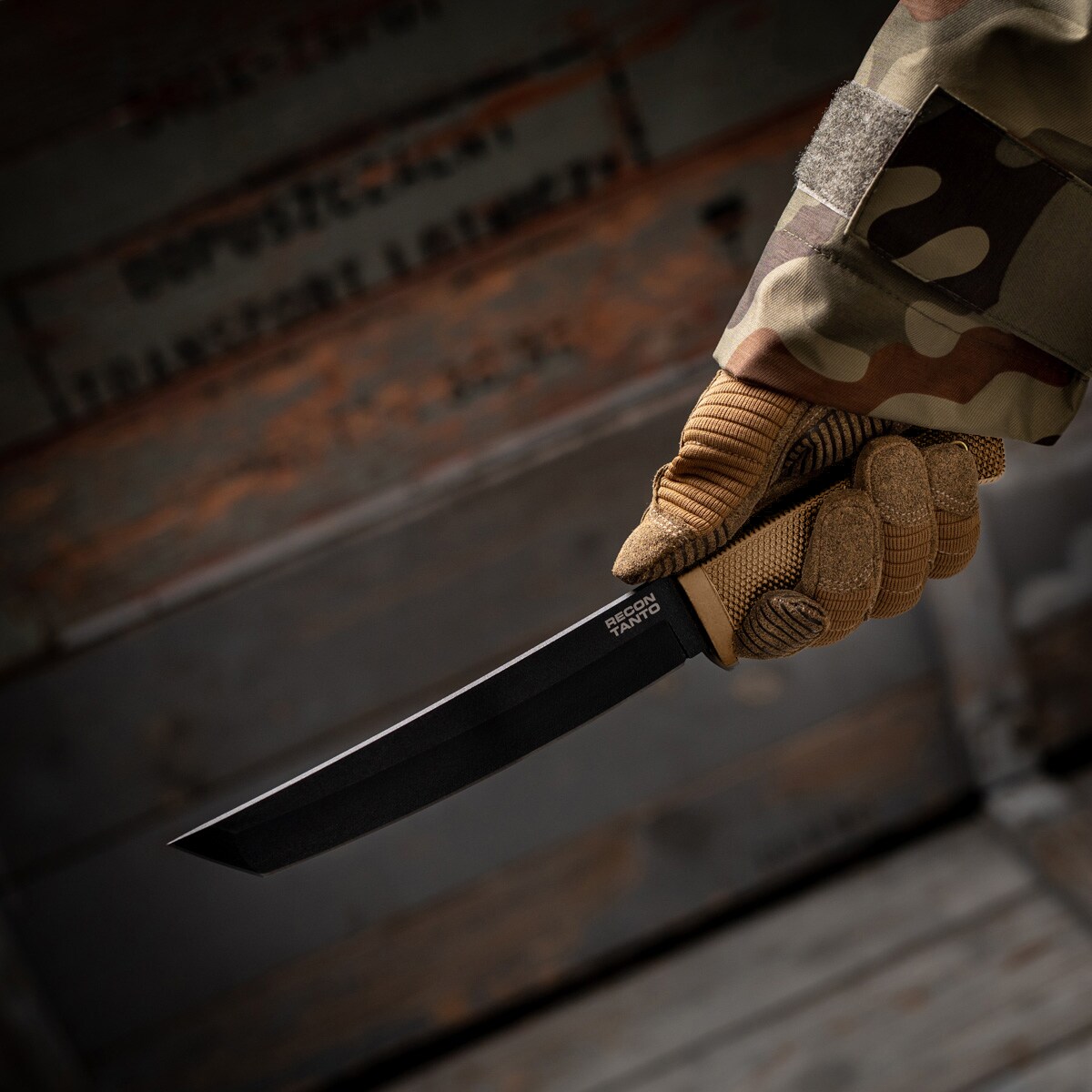 Cold Steel Recon Tanto SK5 Fixed Blade Knife - Desert Tan