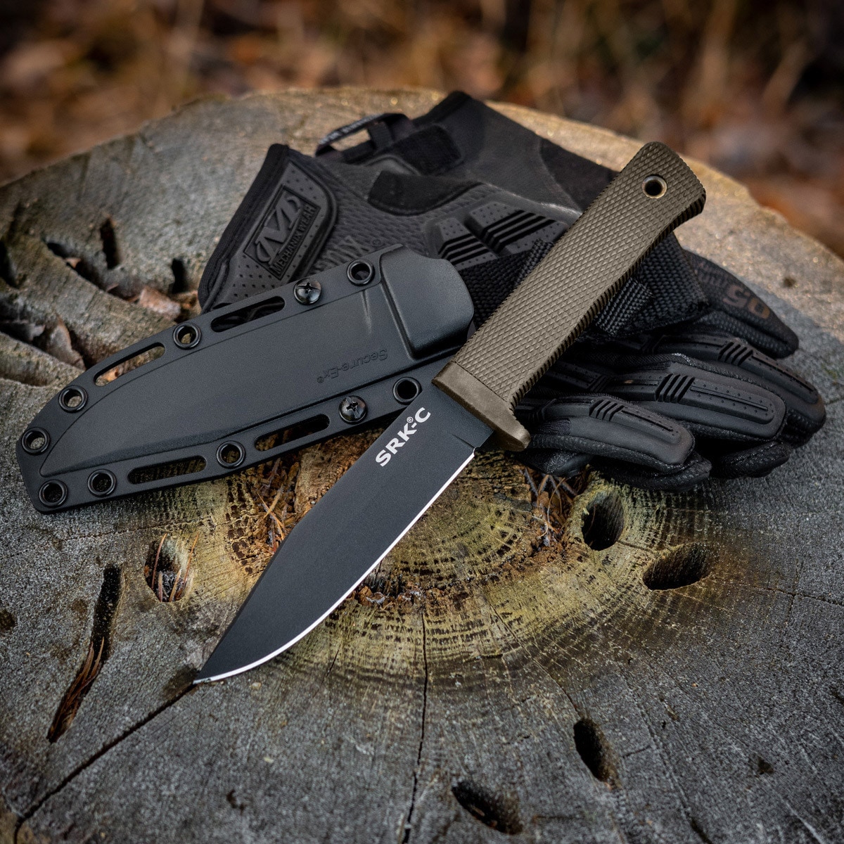 Ніж Cold Steel SRK Compact SK-5 - Dark Earth