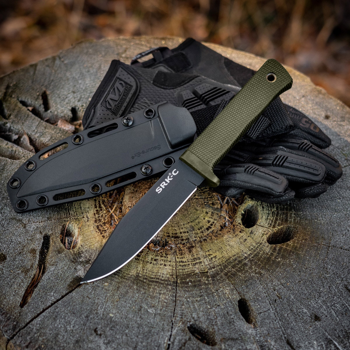 Nóż Cold Steel SRK Compact SK-5 - OD Green