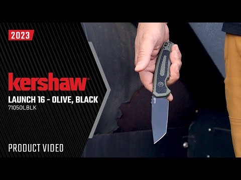 Nóż sprężynowy Kershaw Launch 16 - Olive/Black