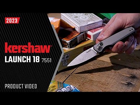 Nóż sprężynowy Kershaw Launch 18 - Grey