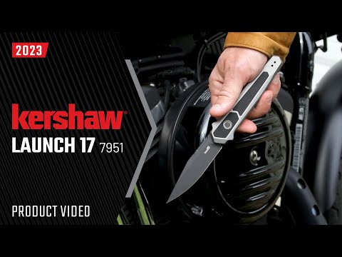 Nóż sprężynowy Kershaw Launch 17 - Grey