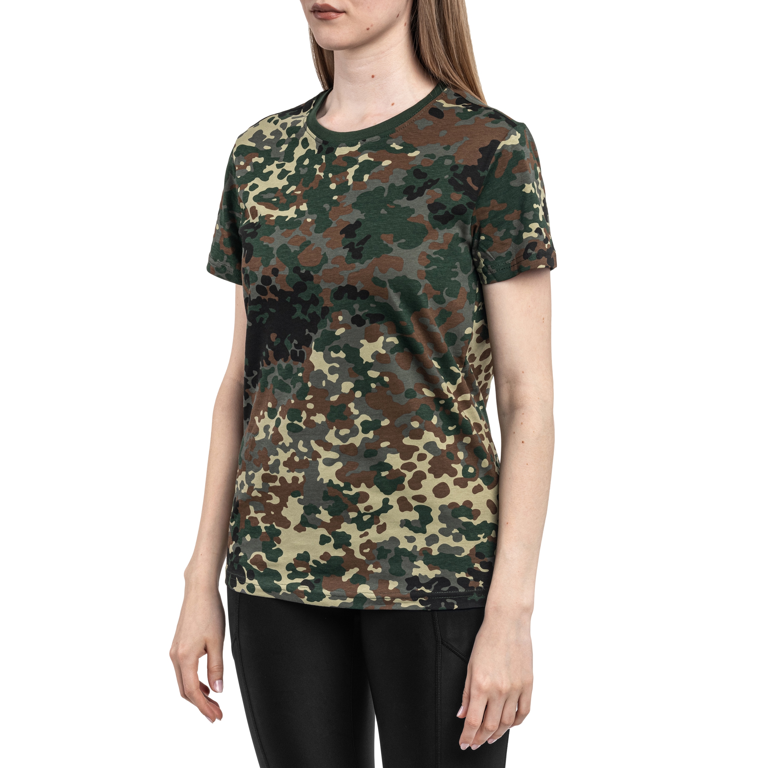 Koszulka T-shirt damska Brandit - Flecktarn