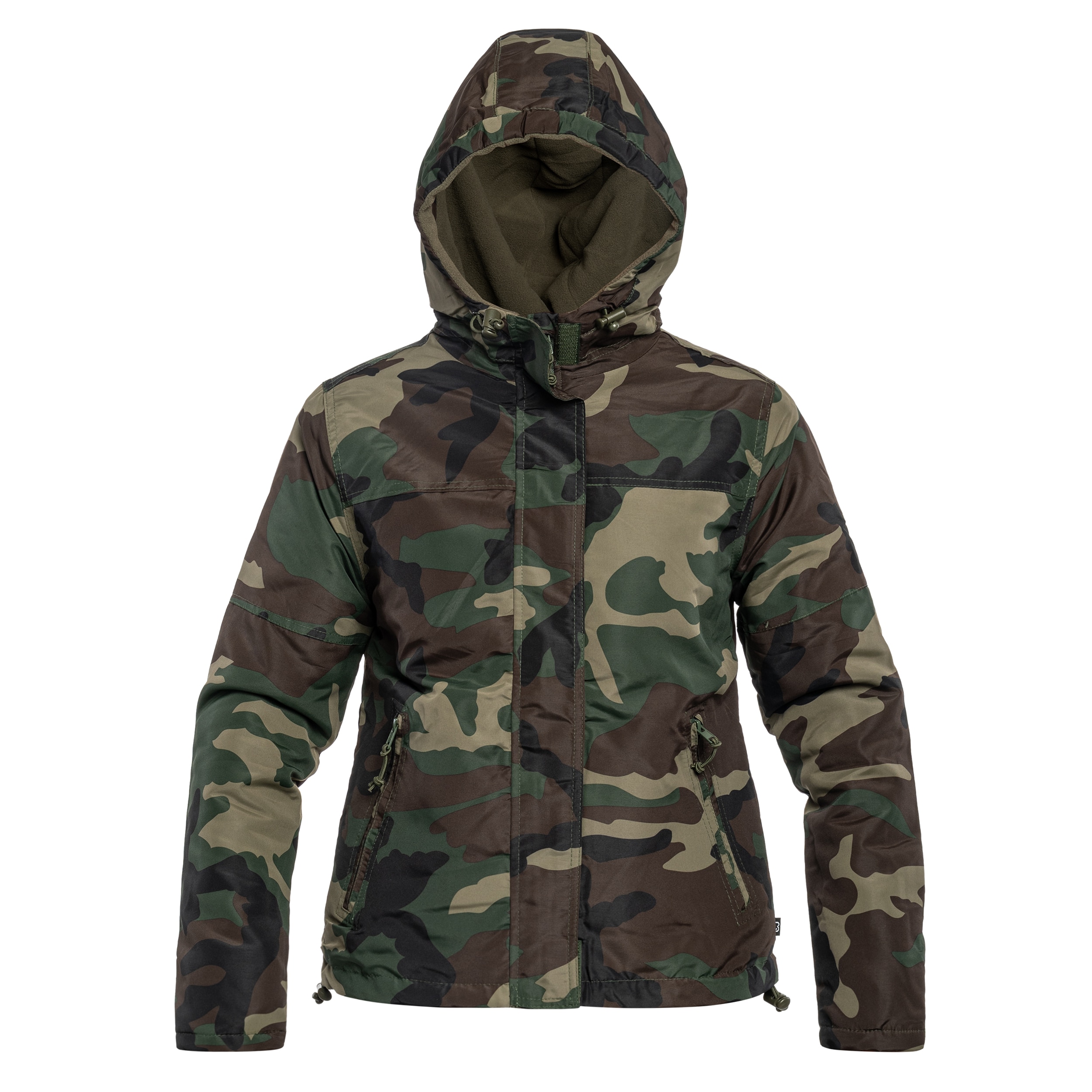 Kurtka damska Brandit Windbreaker Frontzip - Woodland