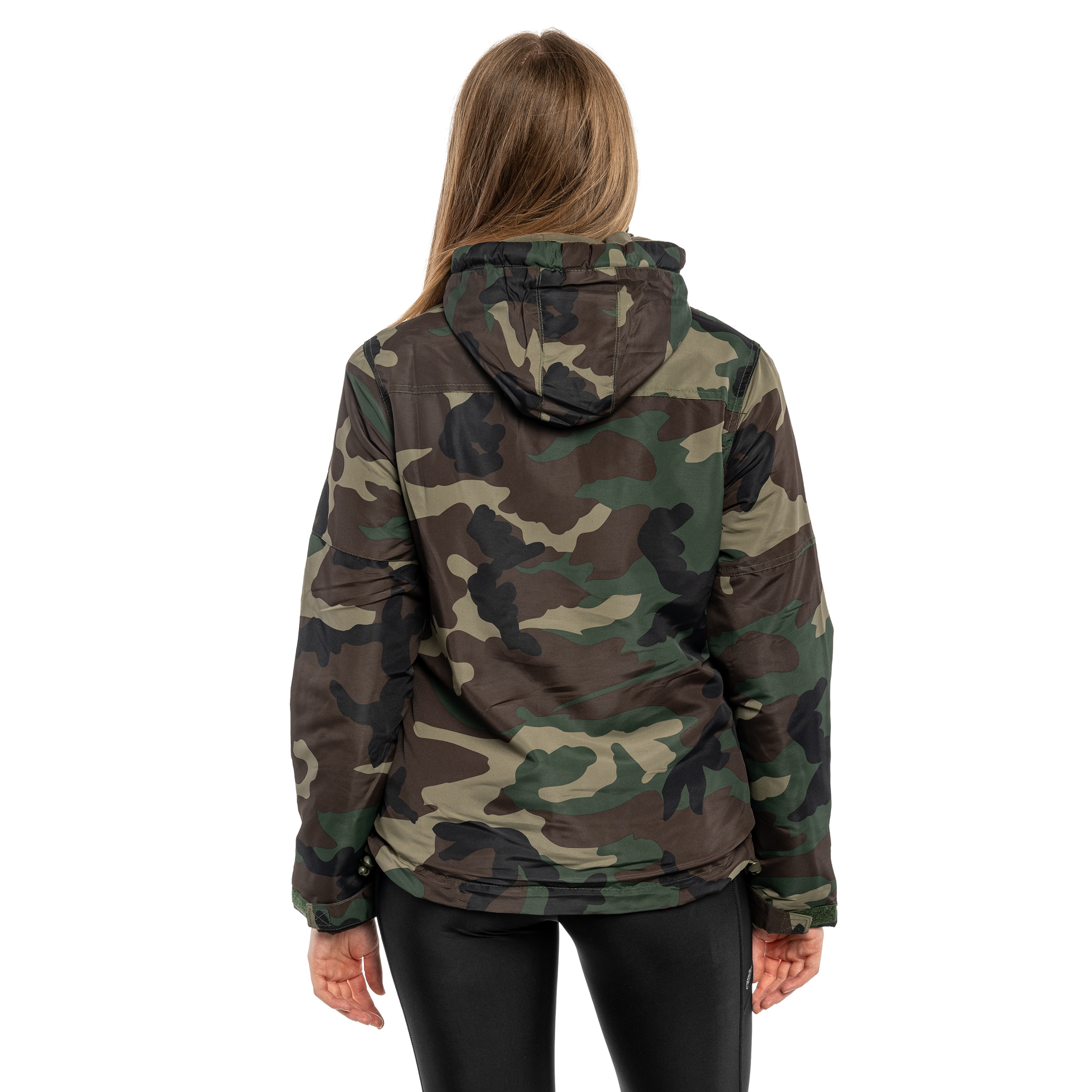 Kurtka damska Brandit Windbreaker Frontzip - Woodland