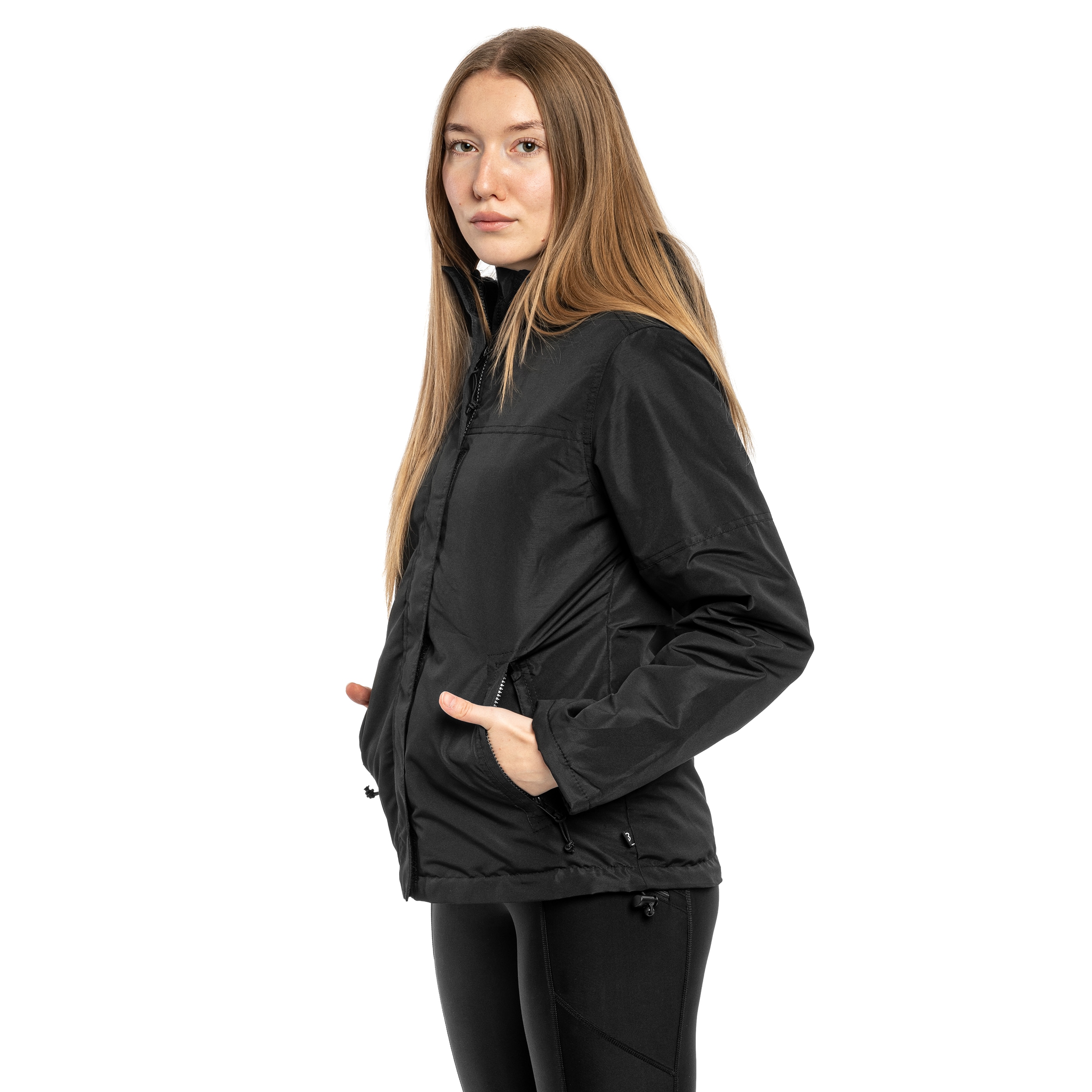 Brandit Windbreaker Frontzip Women's Jacket - Black