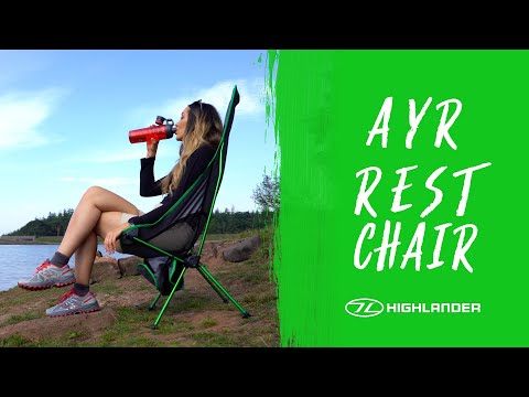 Krzesło turystyczne Highlander Outdoor Ayr Rest - Green/Grey