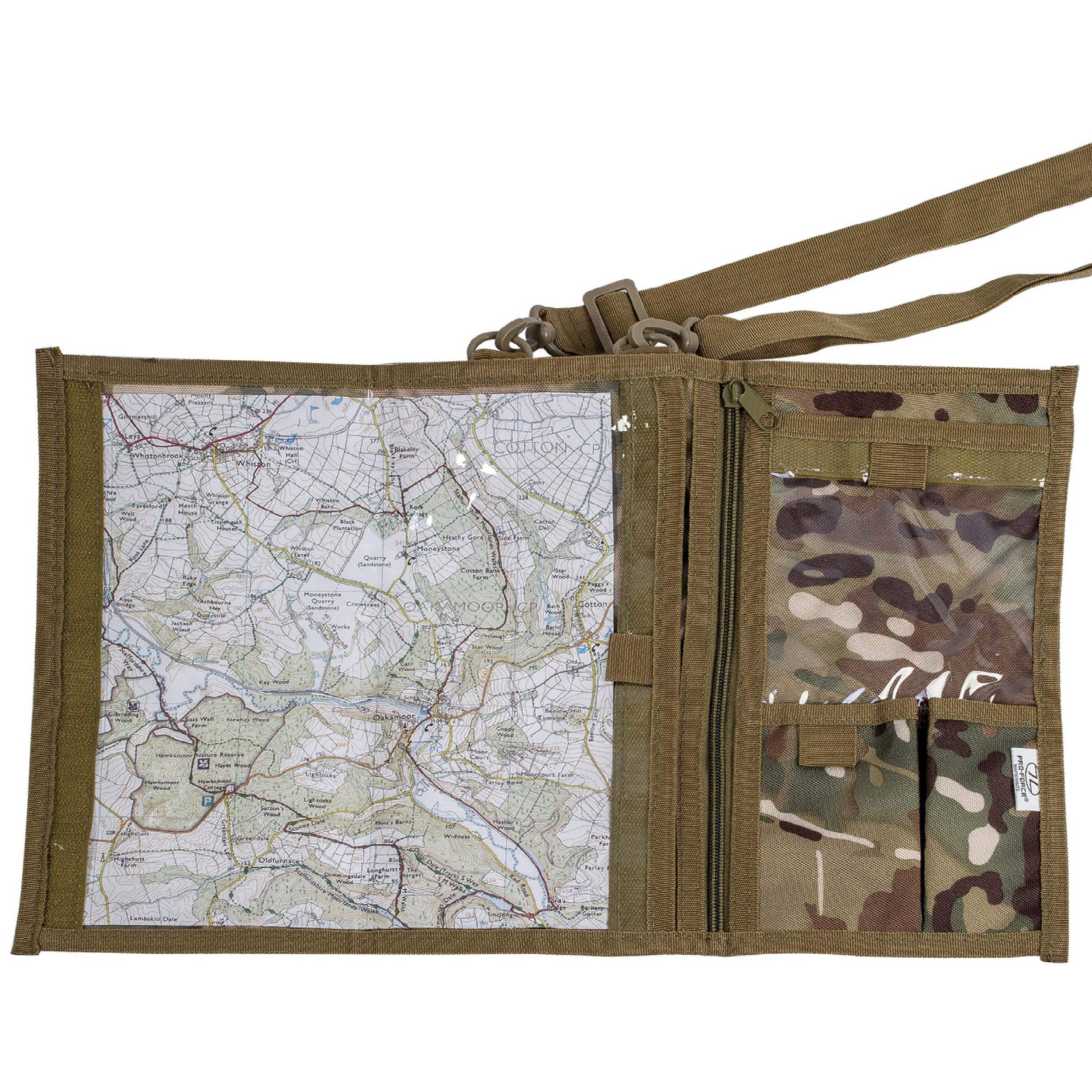 Mapnik Highlander Forces Explorer Map Case - Arid MC Camo