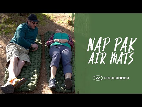 Materac jednoosobowy Highlander Outdoor Nap-Pak Primaloft - Olive