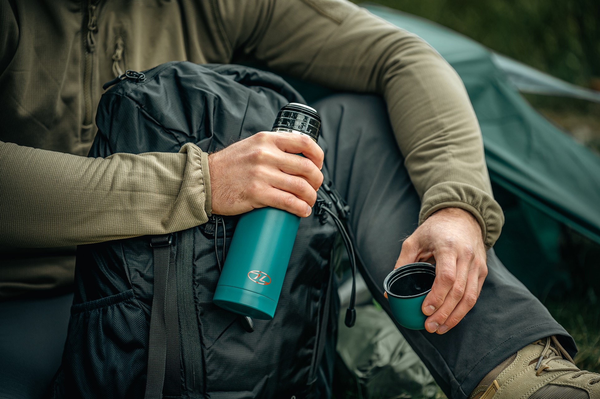 Termos Highlander Outdoor Duro flask 500 ml - Deep Ocean